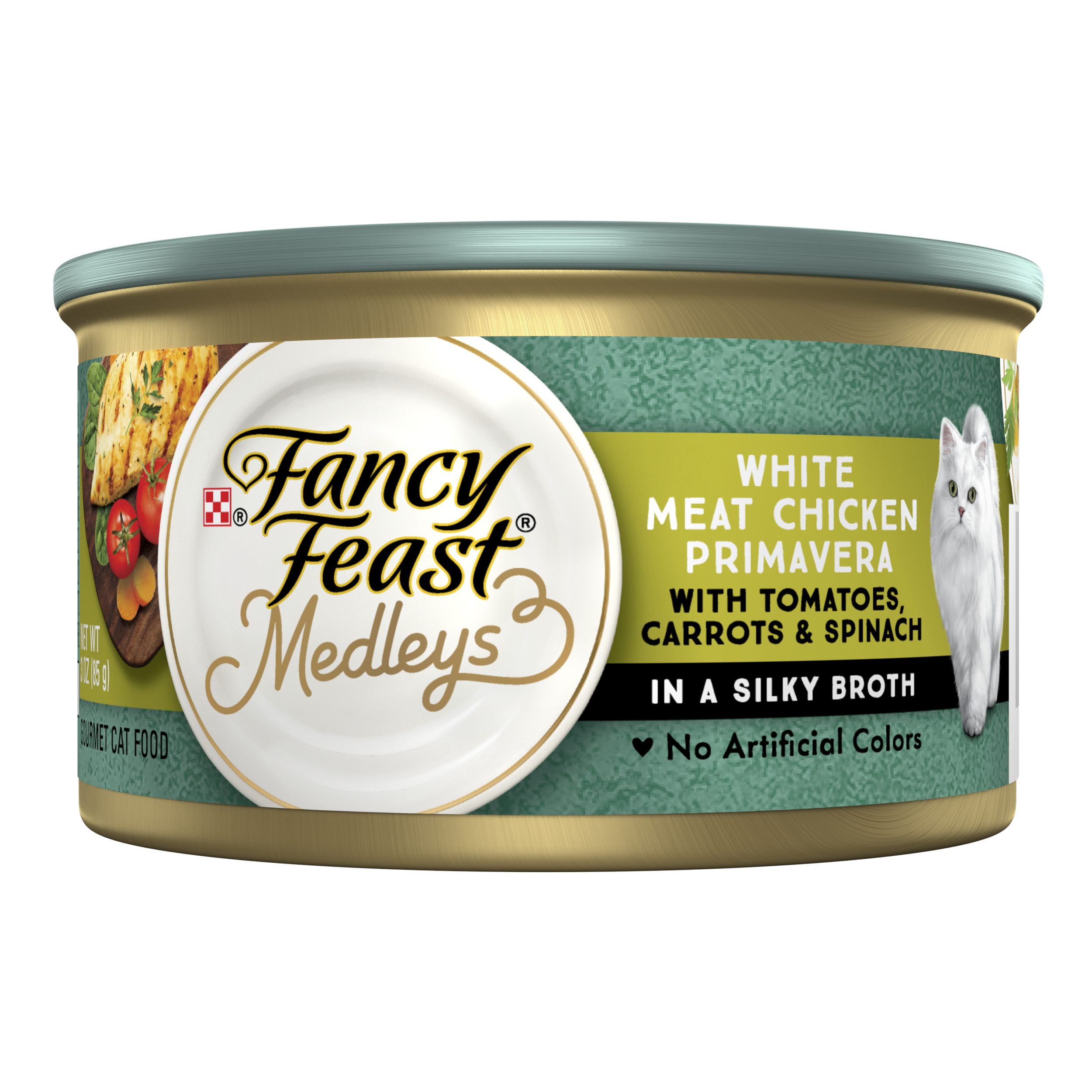 Purina Fancy Feast Medleys Cat Chicken in Gravy 3oz can