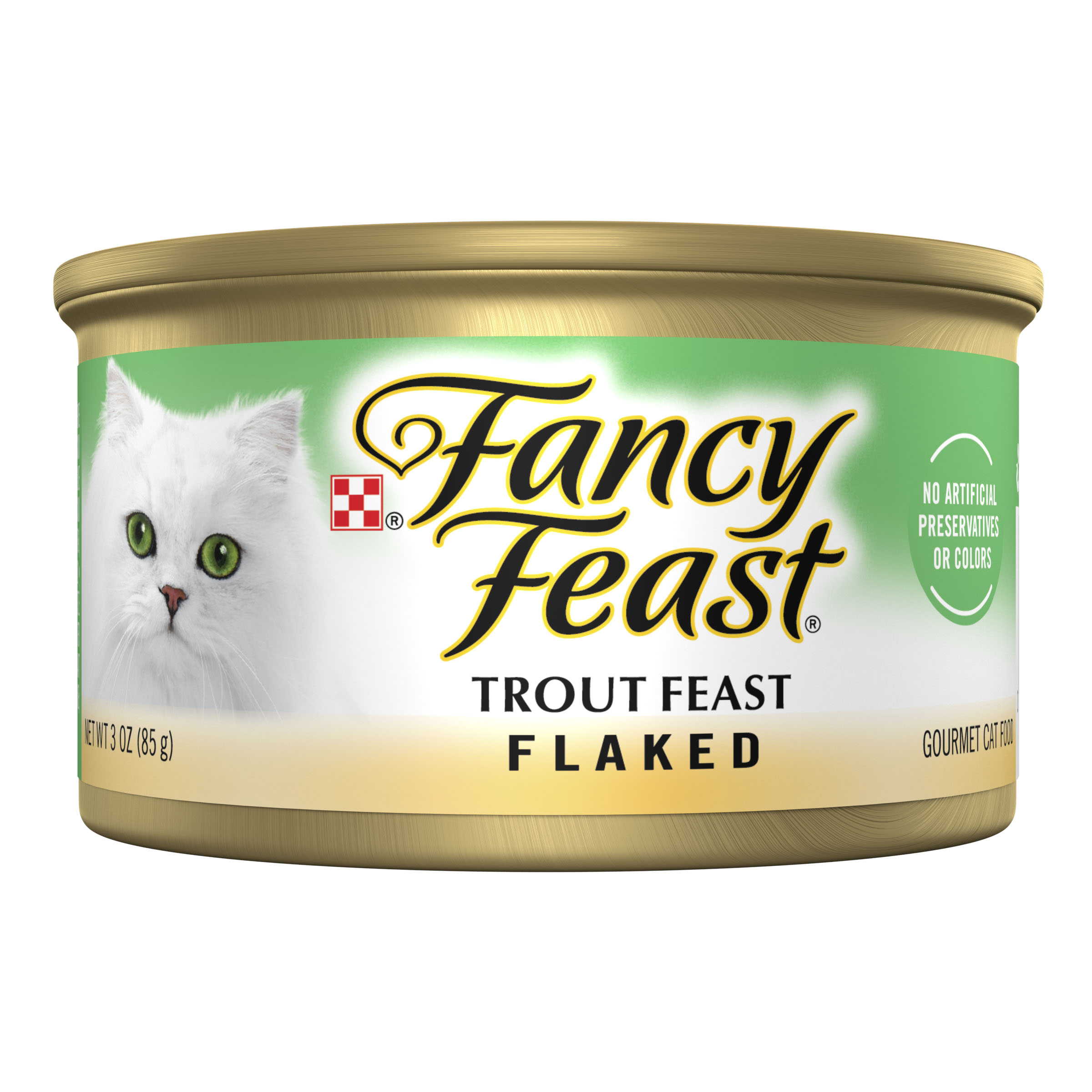 Purina Fancy Feast Cat Flaked Trout 3oz can