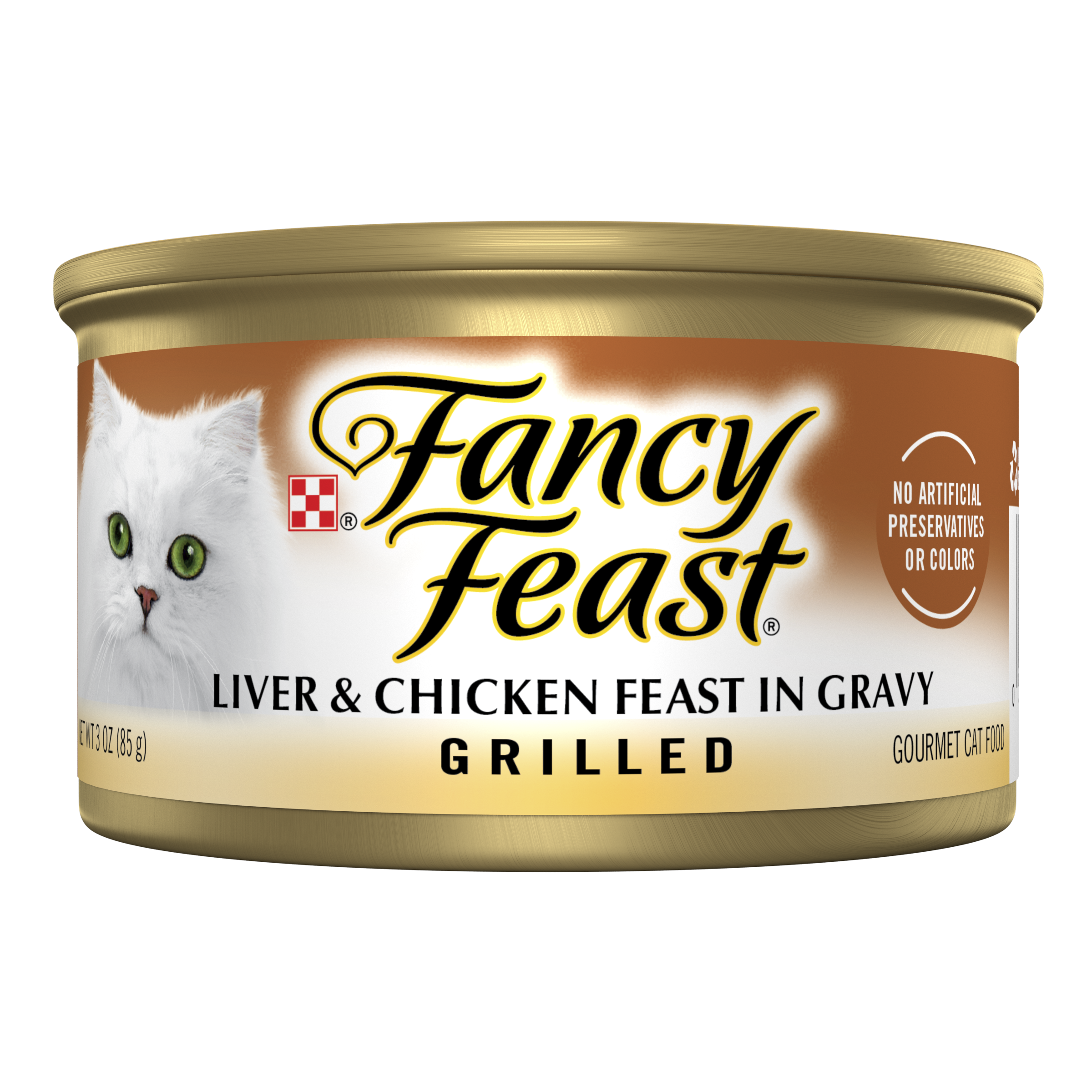 Purina Fancy Feast Cat Grilled Liver & Chicken in Gravy 3oz can