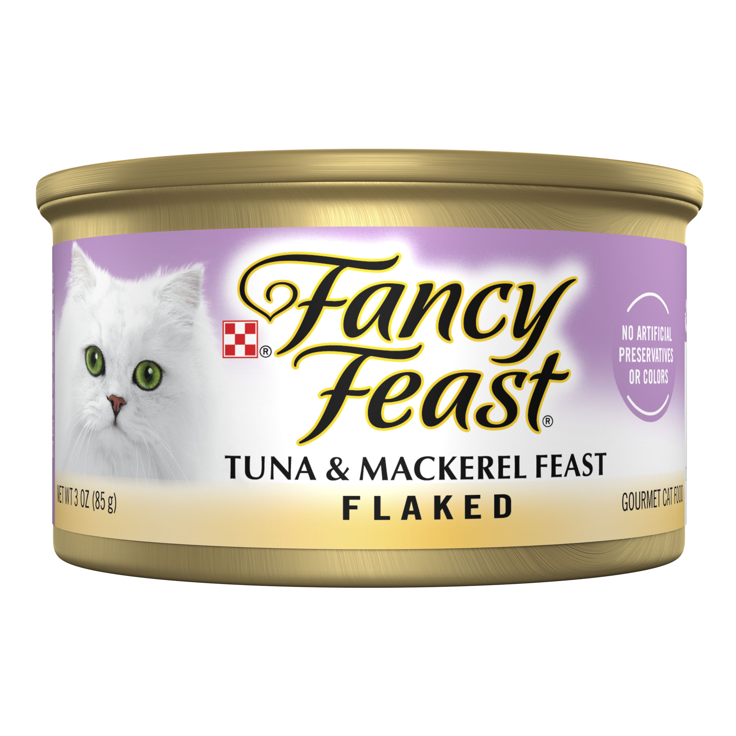 Purina Fancy Feast Cat Flaked Tuna & Mackerel 3oz can