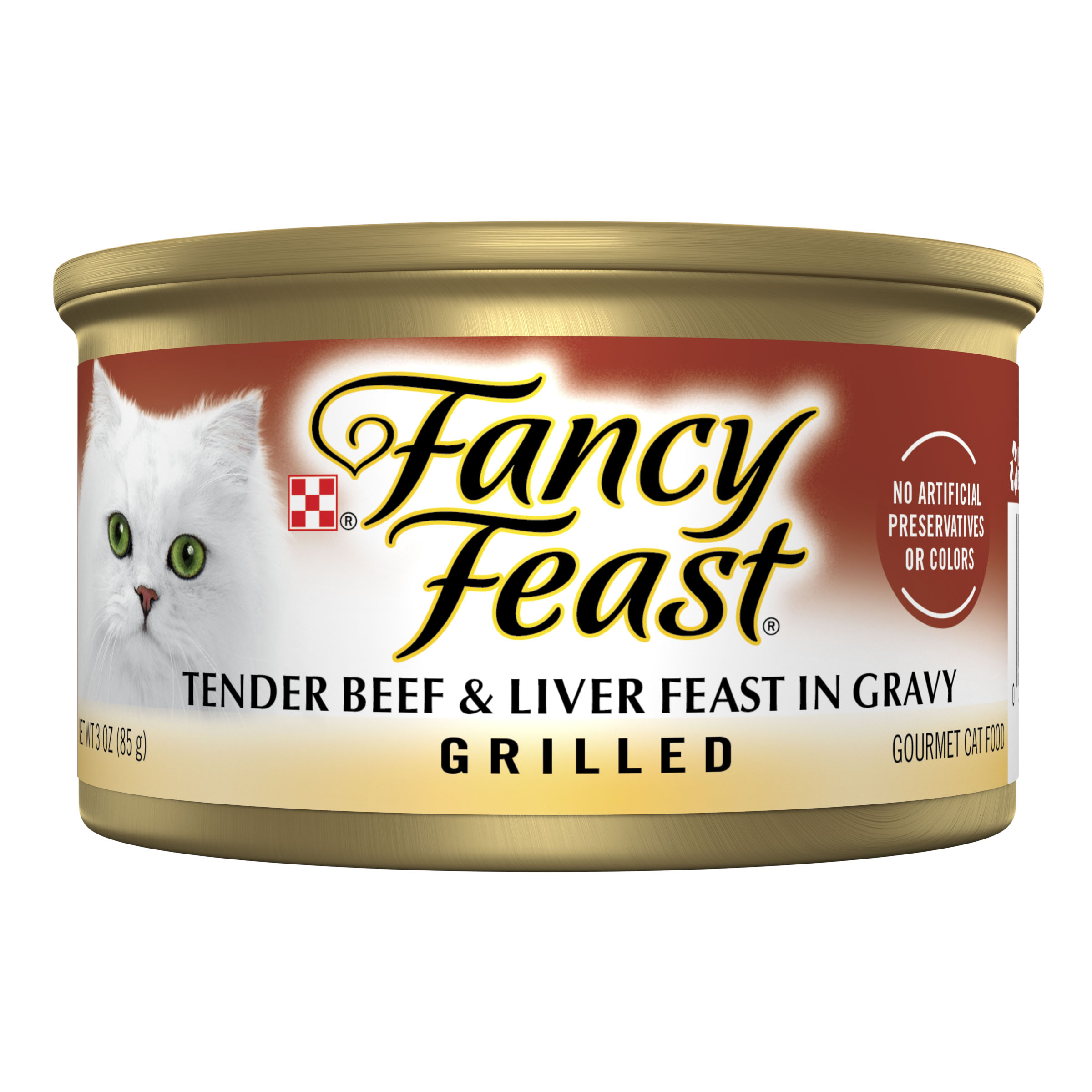 Purina Fancy Feast Cat Grilled Tender Beef & Liver in Gravy 3oz can