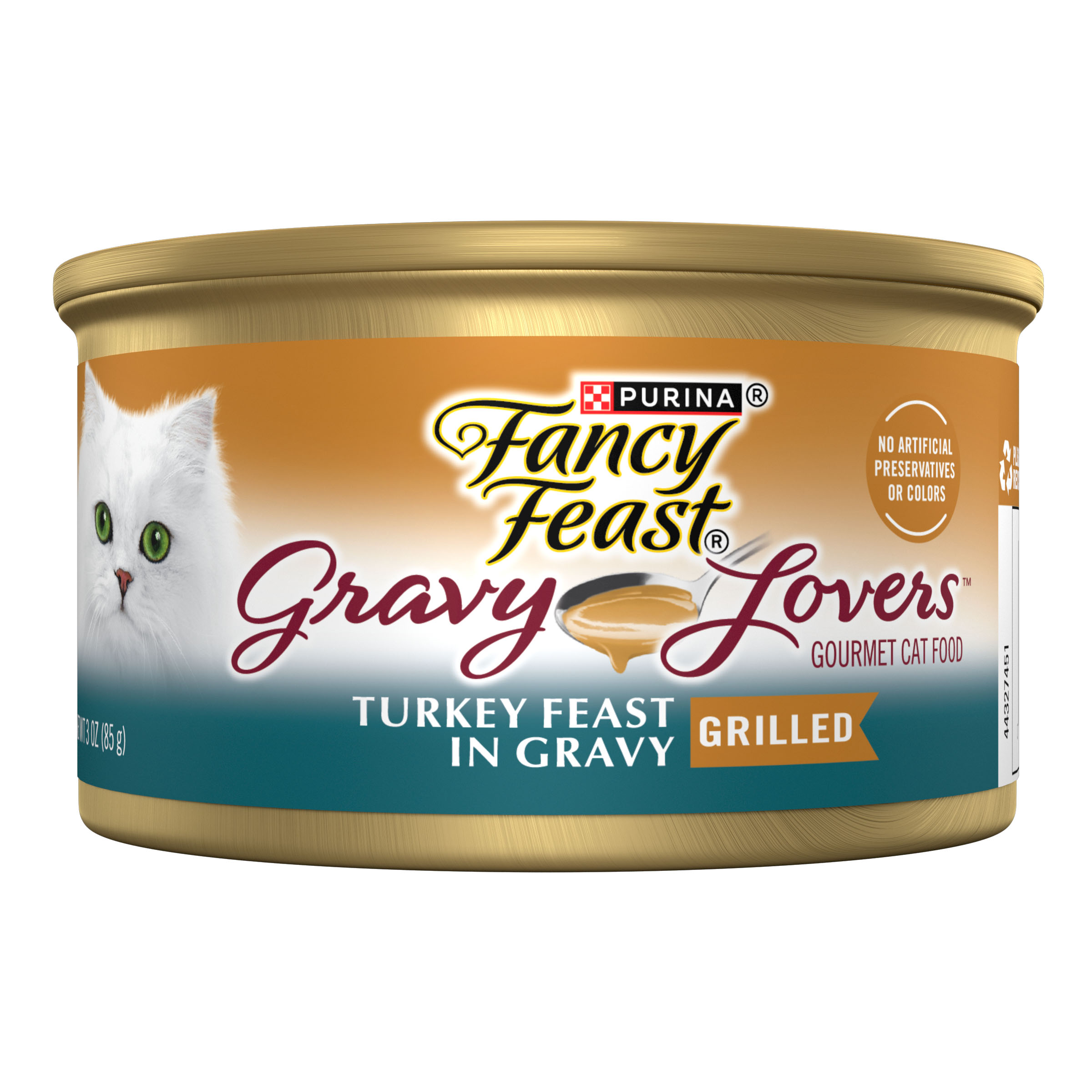 Purina Fancy Feast Cat Gravy Lovers Grilled Turkey 3oz Can