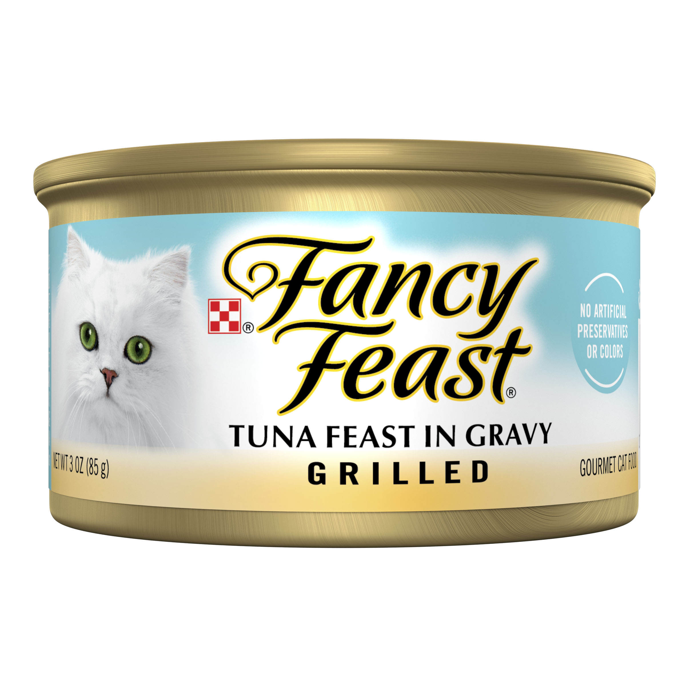 Purina Fancy Feast Cat Grilled Tuna in Gravy 3oz can