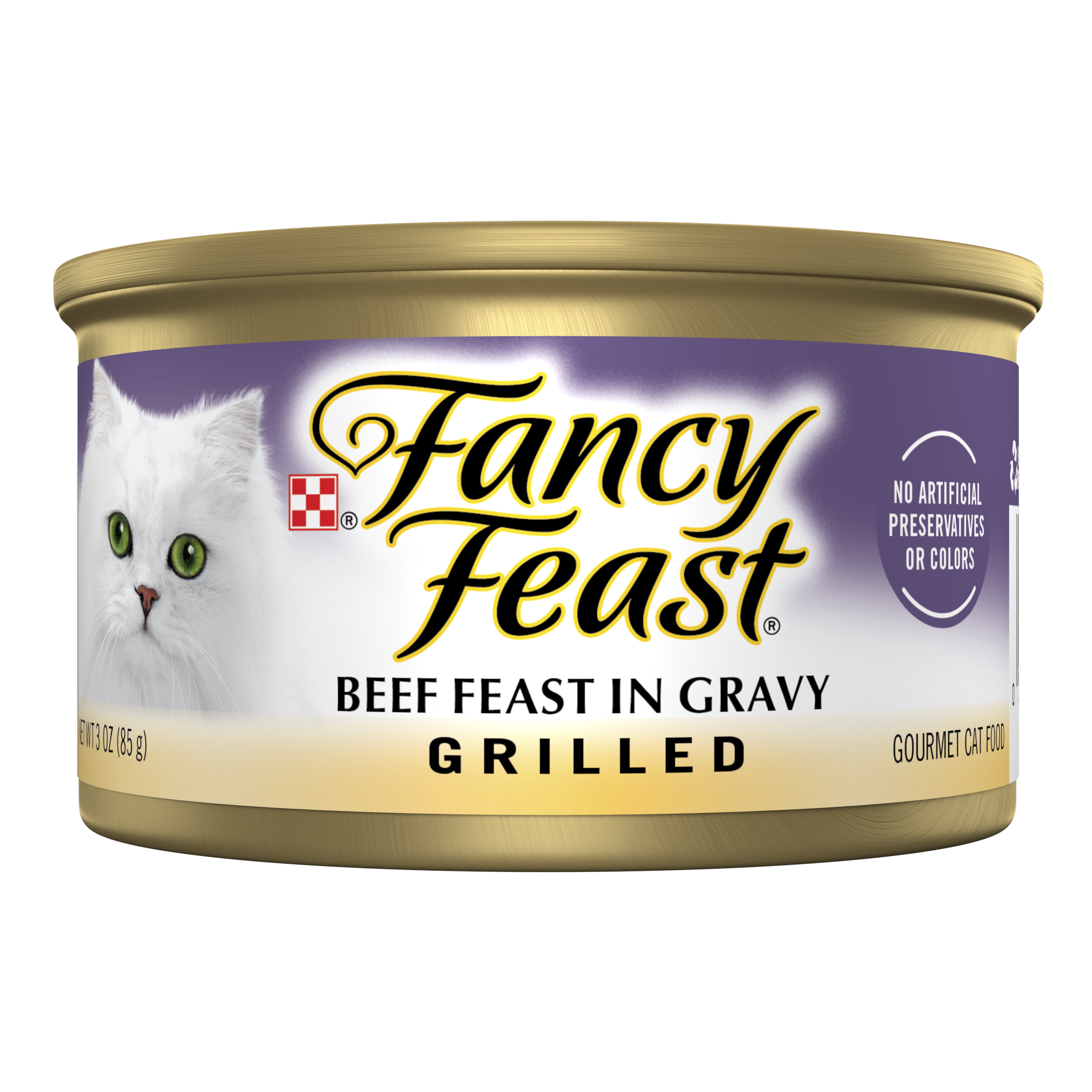 Purina Fancy Feast Cat Grilled Beef in Gravy 3oz can