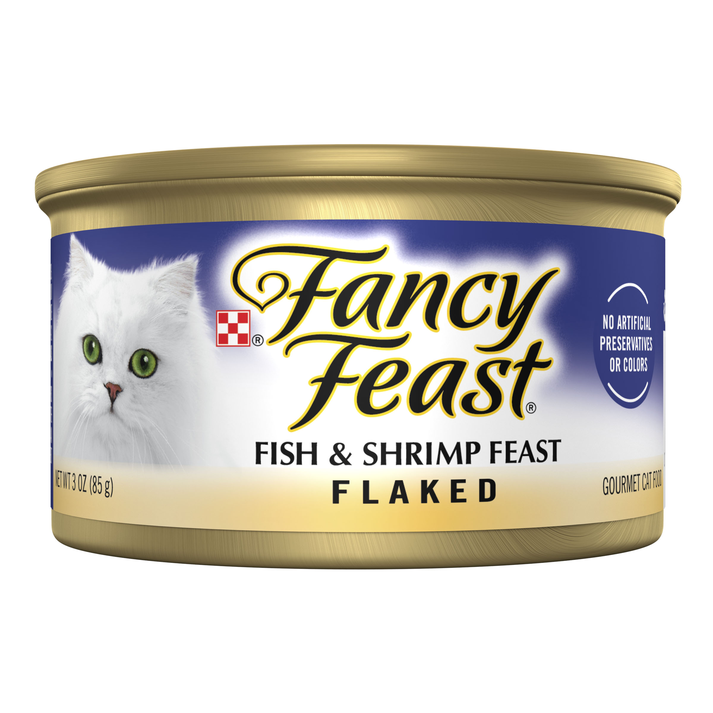 Purina Fancy Feast Cat Flaked Fish & Shrimp 3oz can