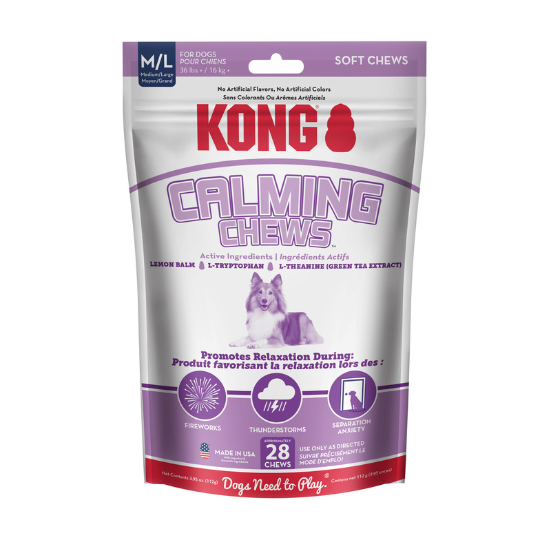 Kong Calming Chews Medium Large 36#+ 28 ct