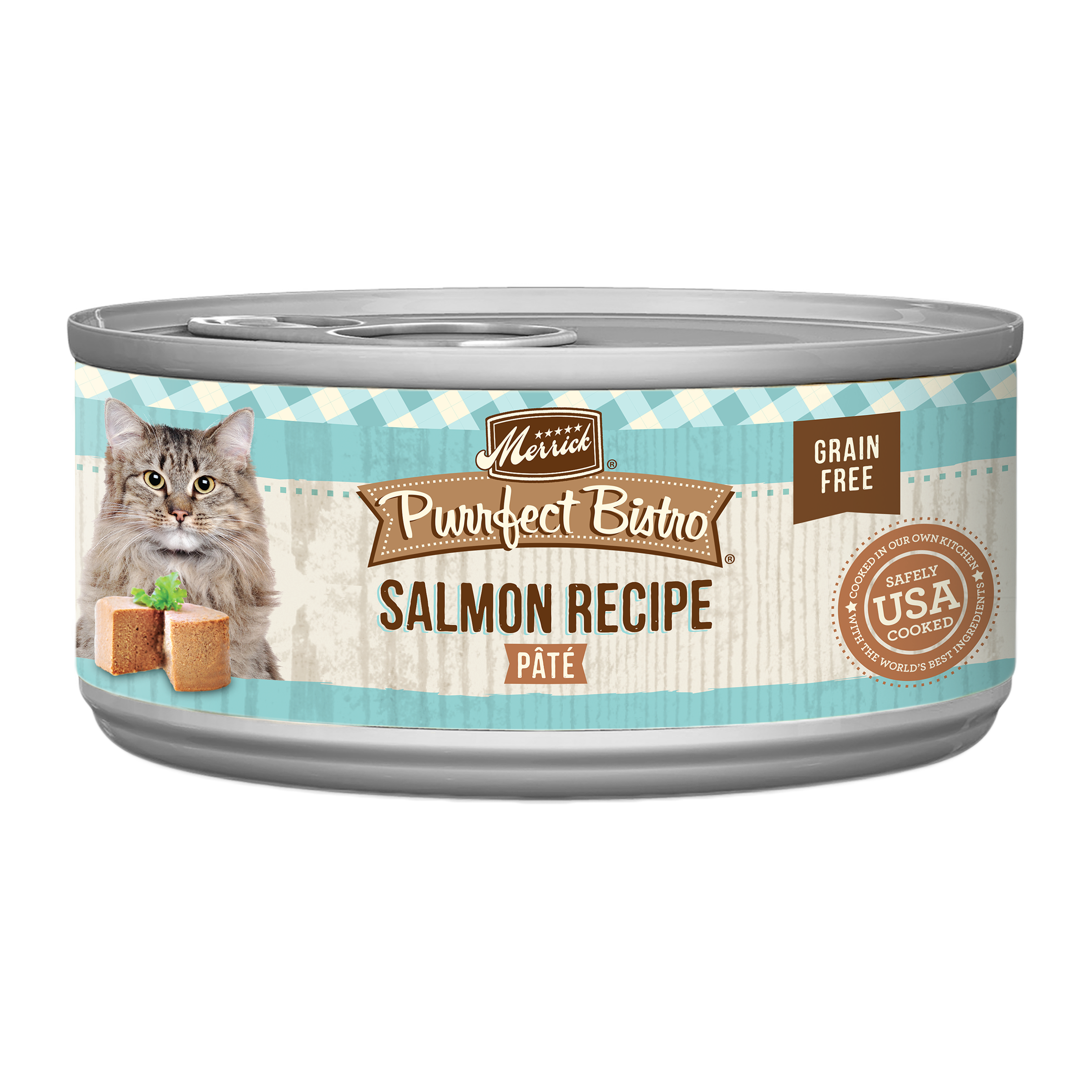 Merrick Purrfect Bistro Cat Grain Free Salmon Pate 5.5oz can