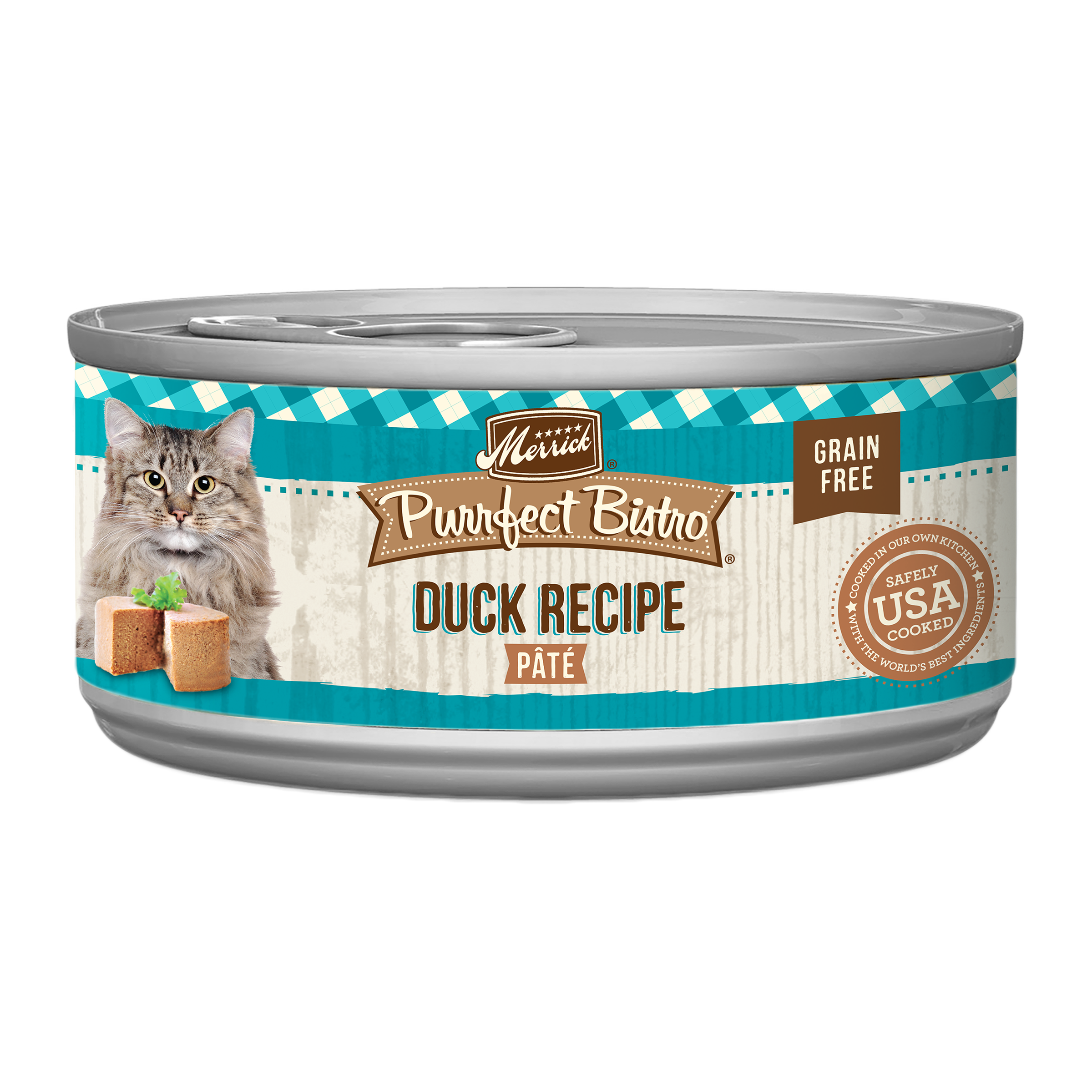 Merrick Purrfect Bistro Cat Grain Free Duck Pate  5.5oz can