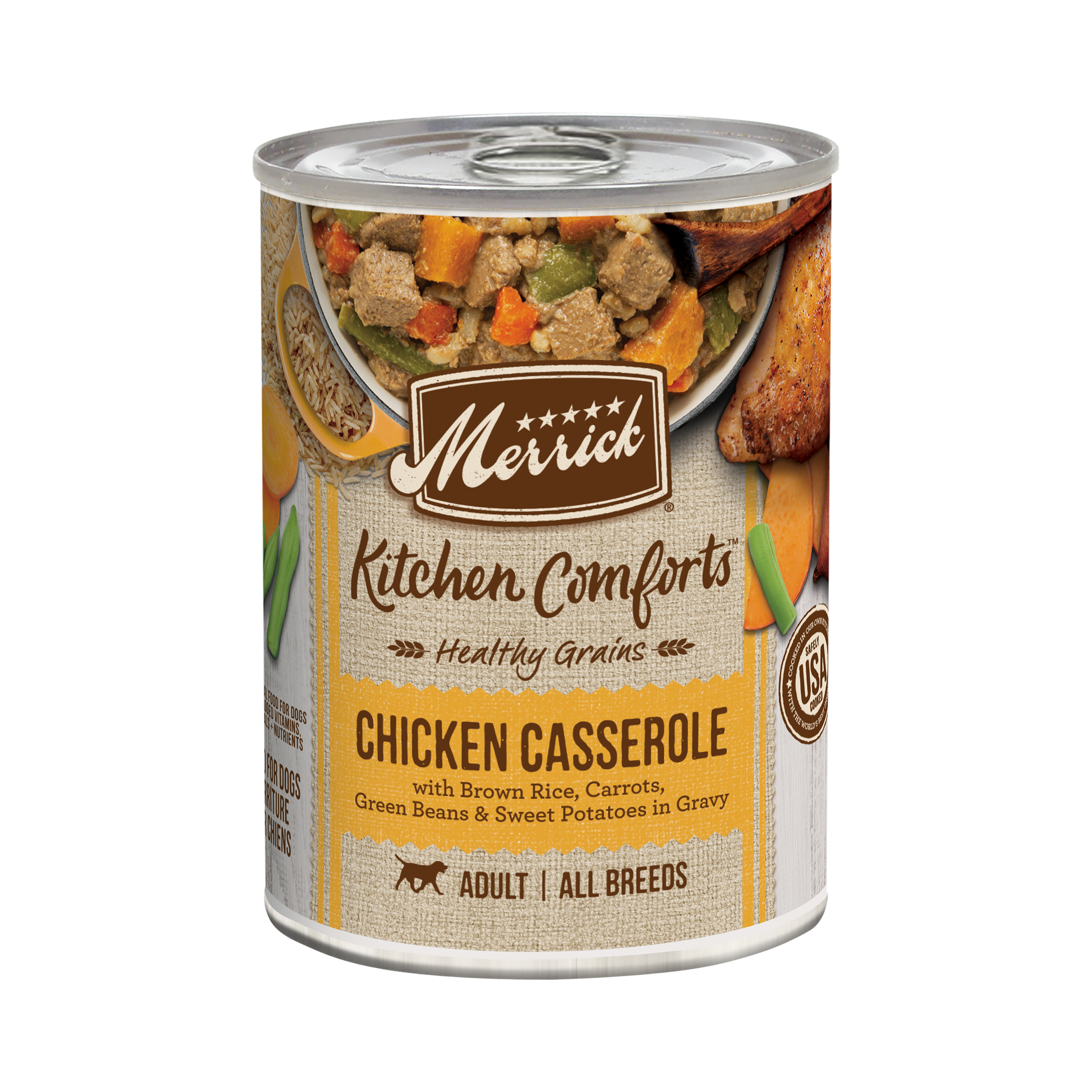 Merrick Dog Food Kitchen Comforts Chicken Casserole Can 12.7oz