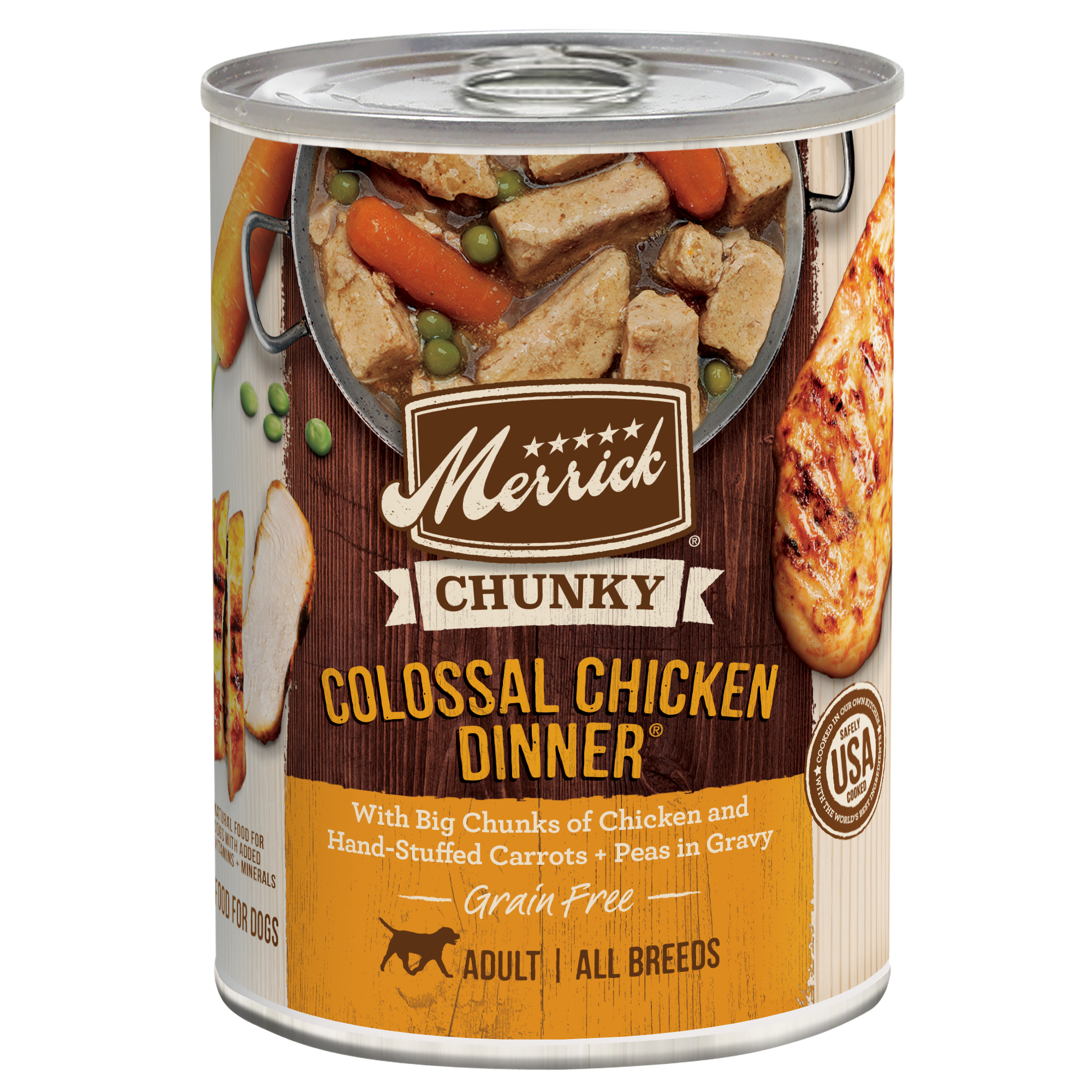 Merrick Chunky Dog Colossal Chicken Dinner 12.7oz can