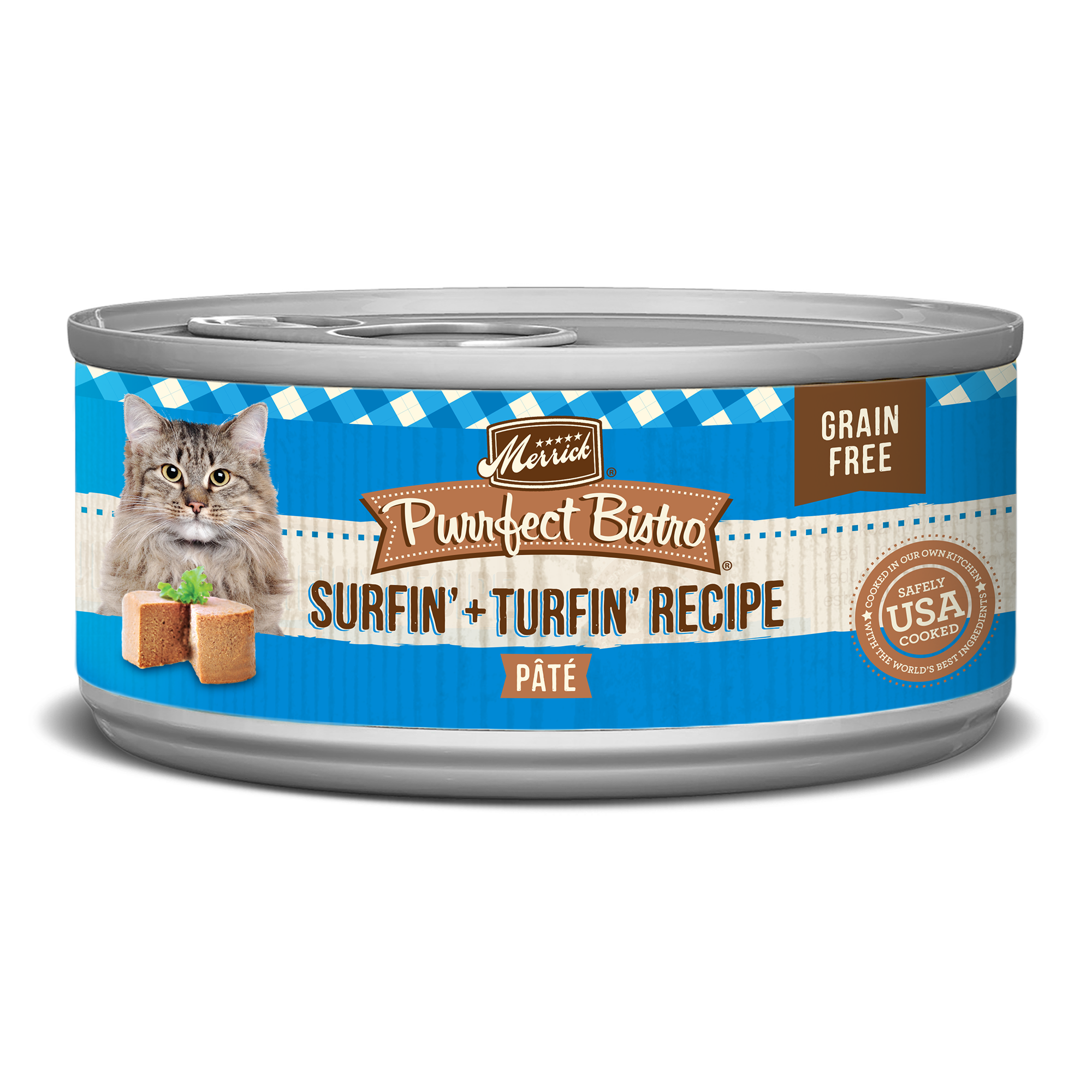 Merrick Purrfect Bistro Cat Grain Free Surf and Turf  5.5oz can