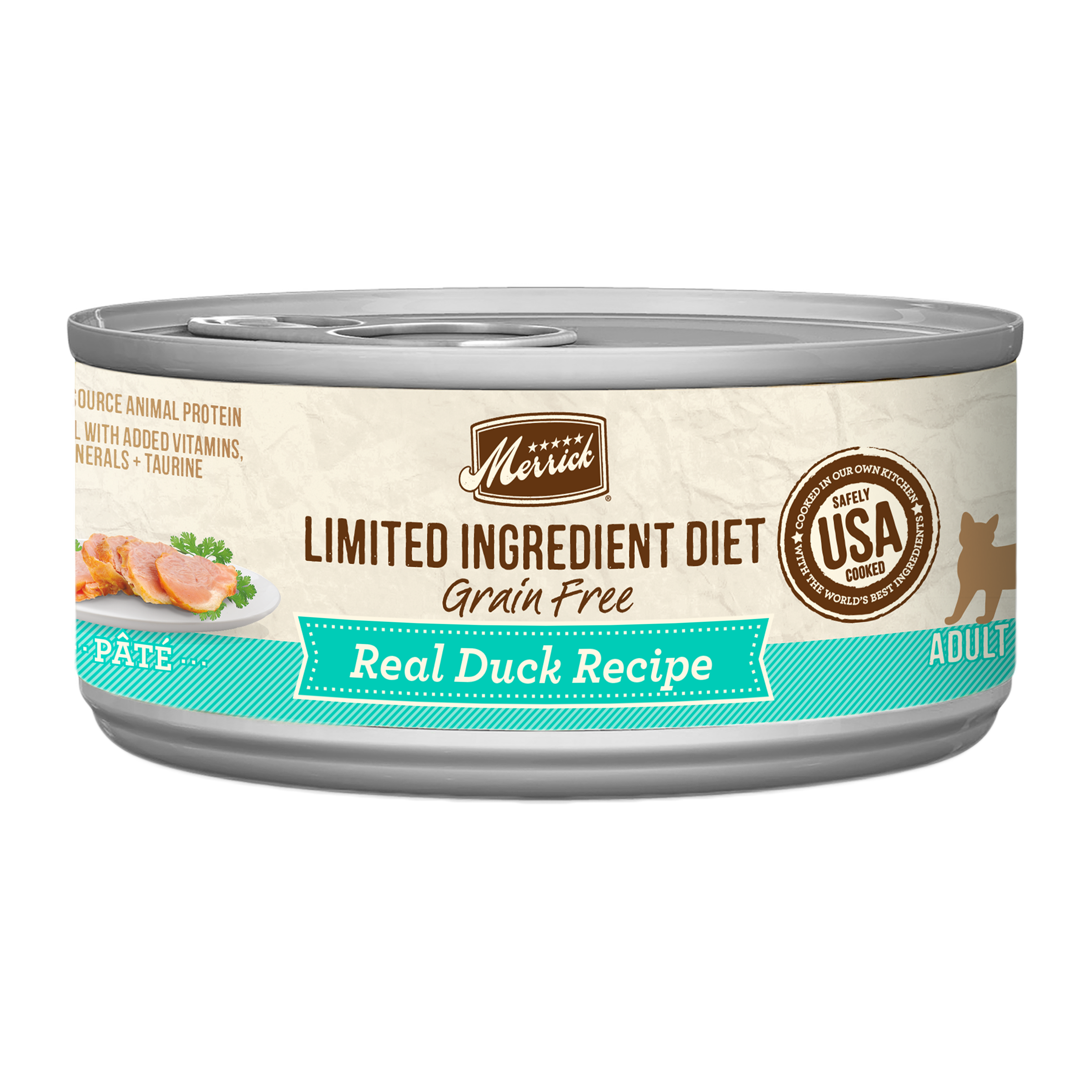 Merrick Cat Grain Free Limited Ingredient Diet Duck 5oz can