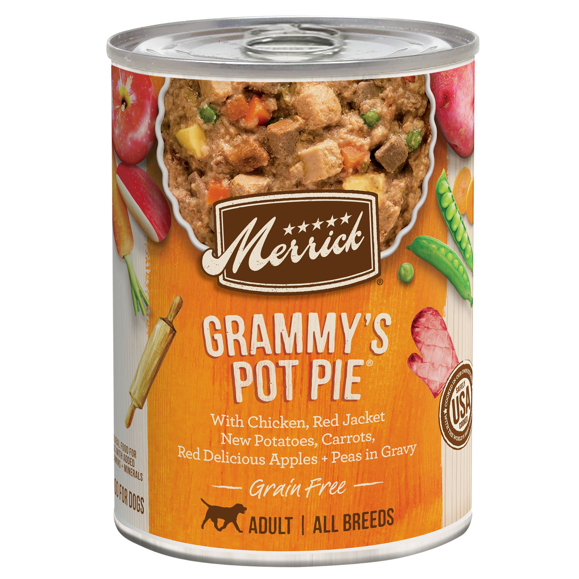 Merrick Classic Dog Grain Free Grammy's Pot Pie 12.7oz can