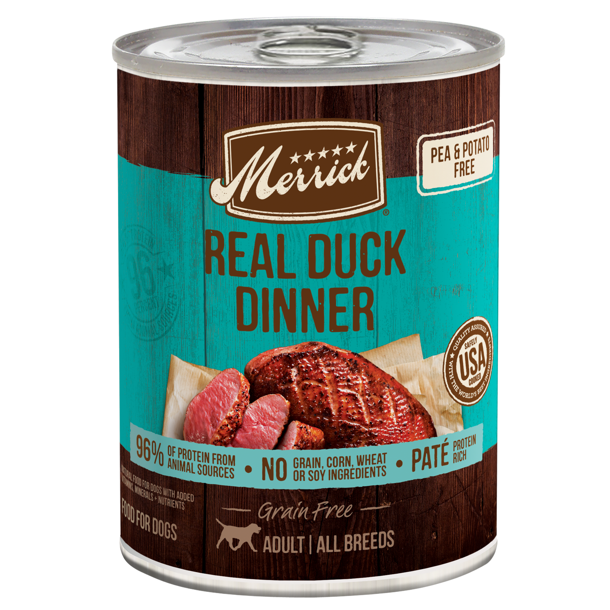 Merrick Dog Grain Free Real Duck 12.7oz can