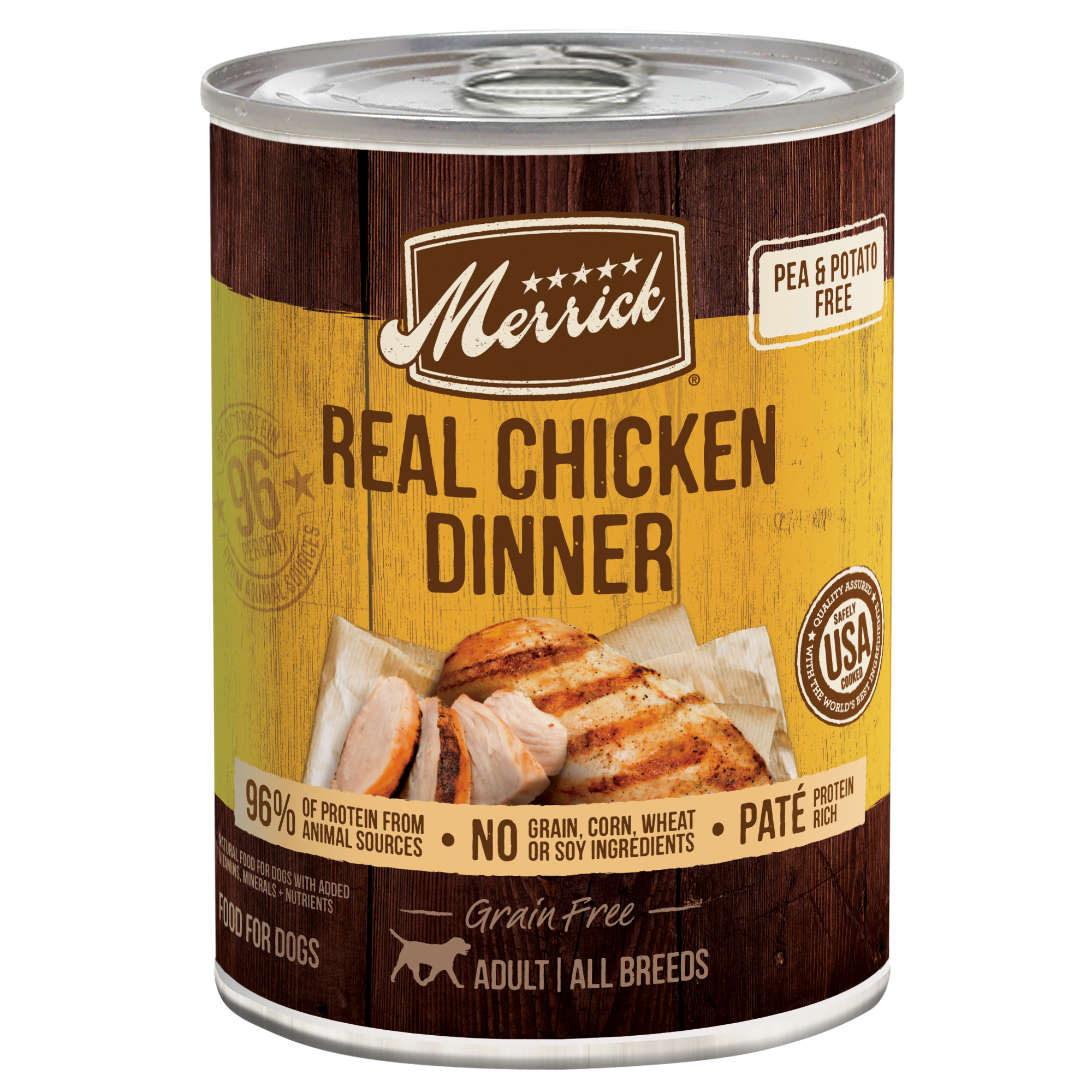 Merrick Dig Grain Free Real Chicken 12.7oz can