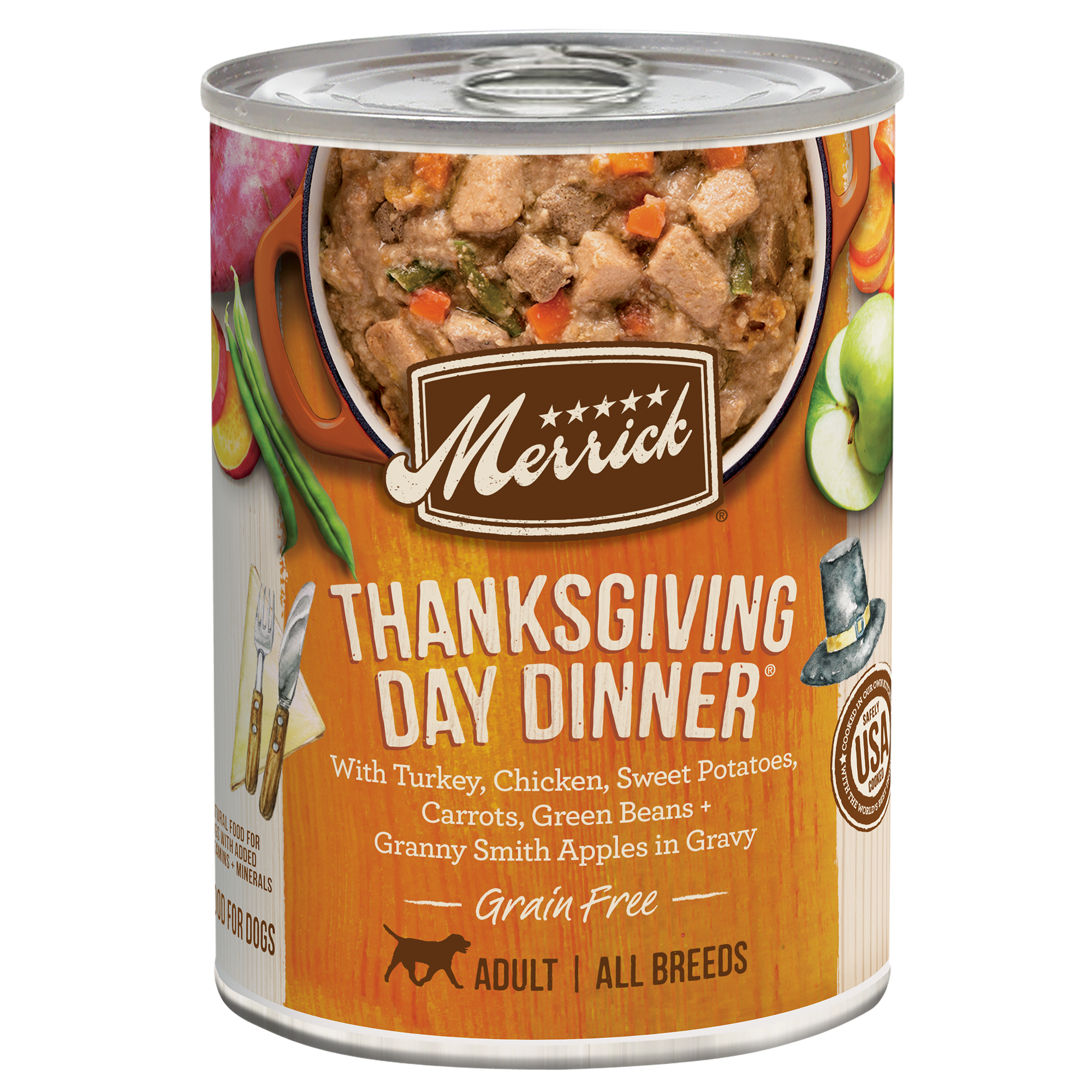 Merrick Classic Dog Grain Free Thanksgiving Day Dinner 12.7oz can