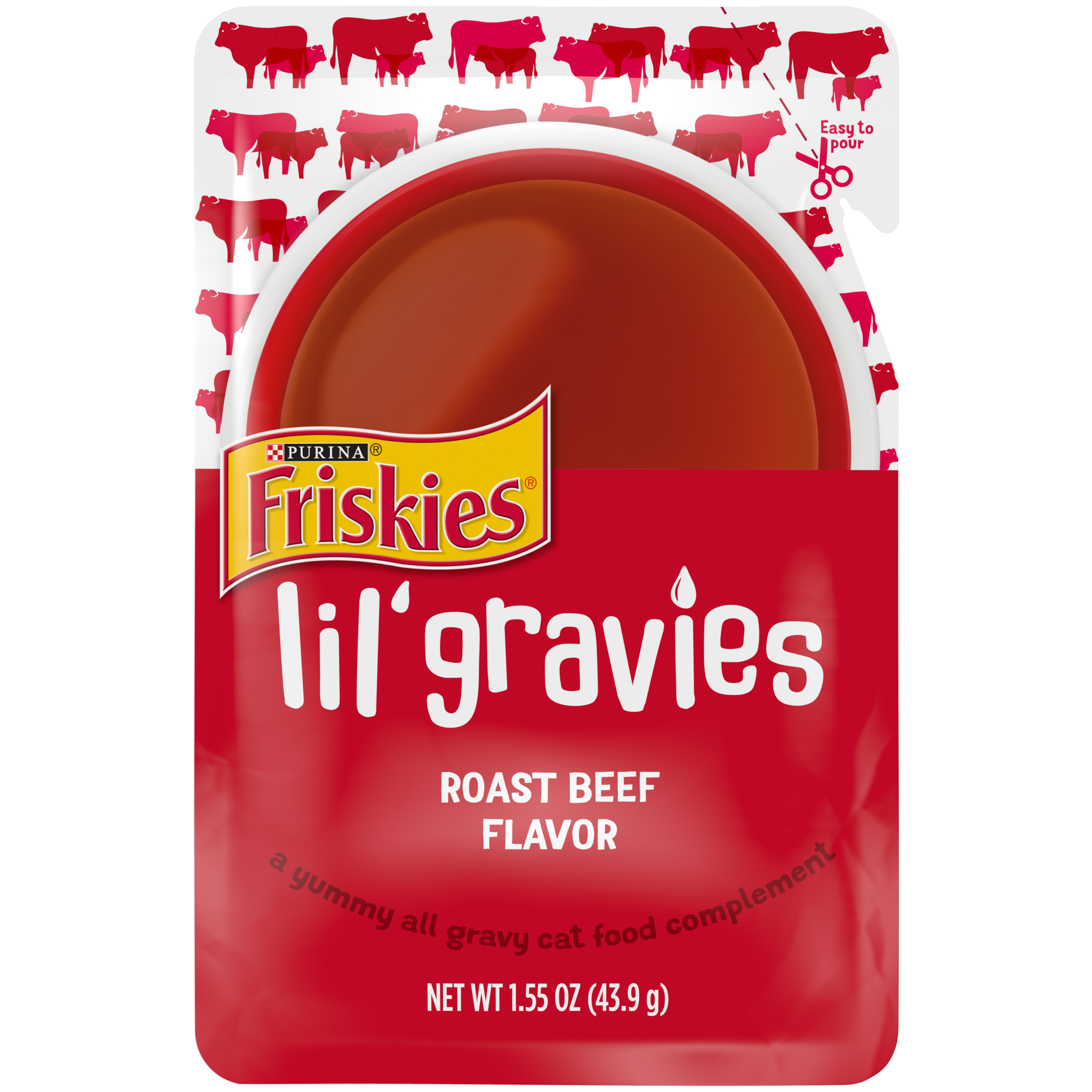 Friskies Lil' Gravies Roast Beef Flavor 1.55oz