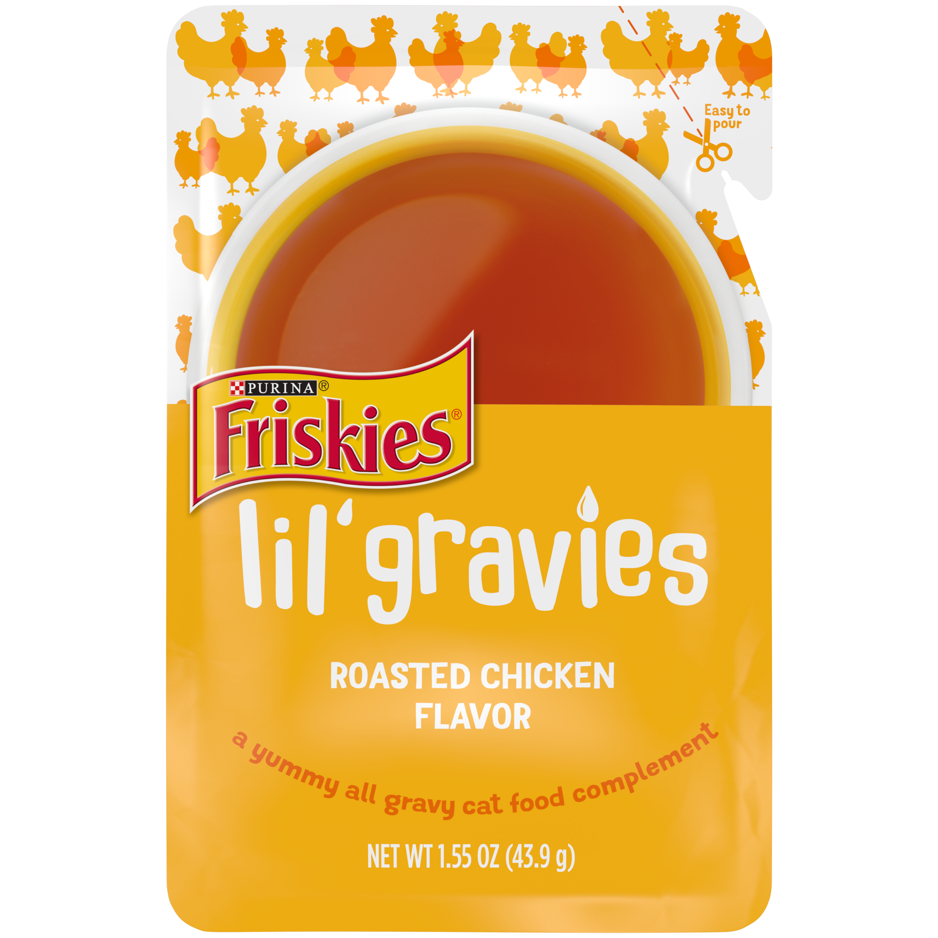 Friskies Lil' Gravies Roasted Chicken Flavor 1.55oz