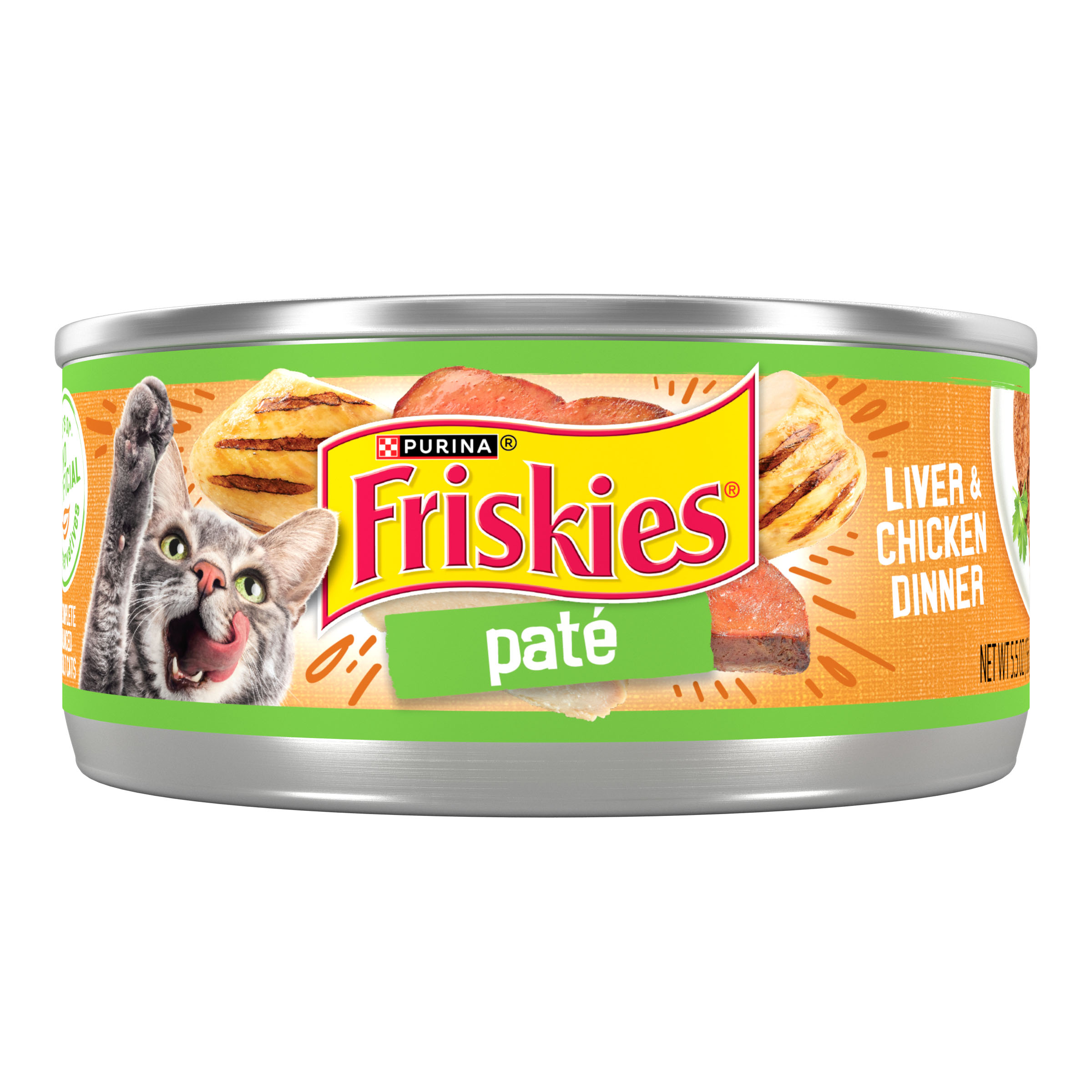 Purina Friskies Pate Cat Liver & Chicken 5.5oz can