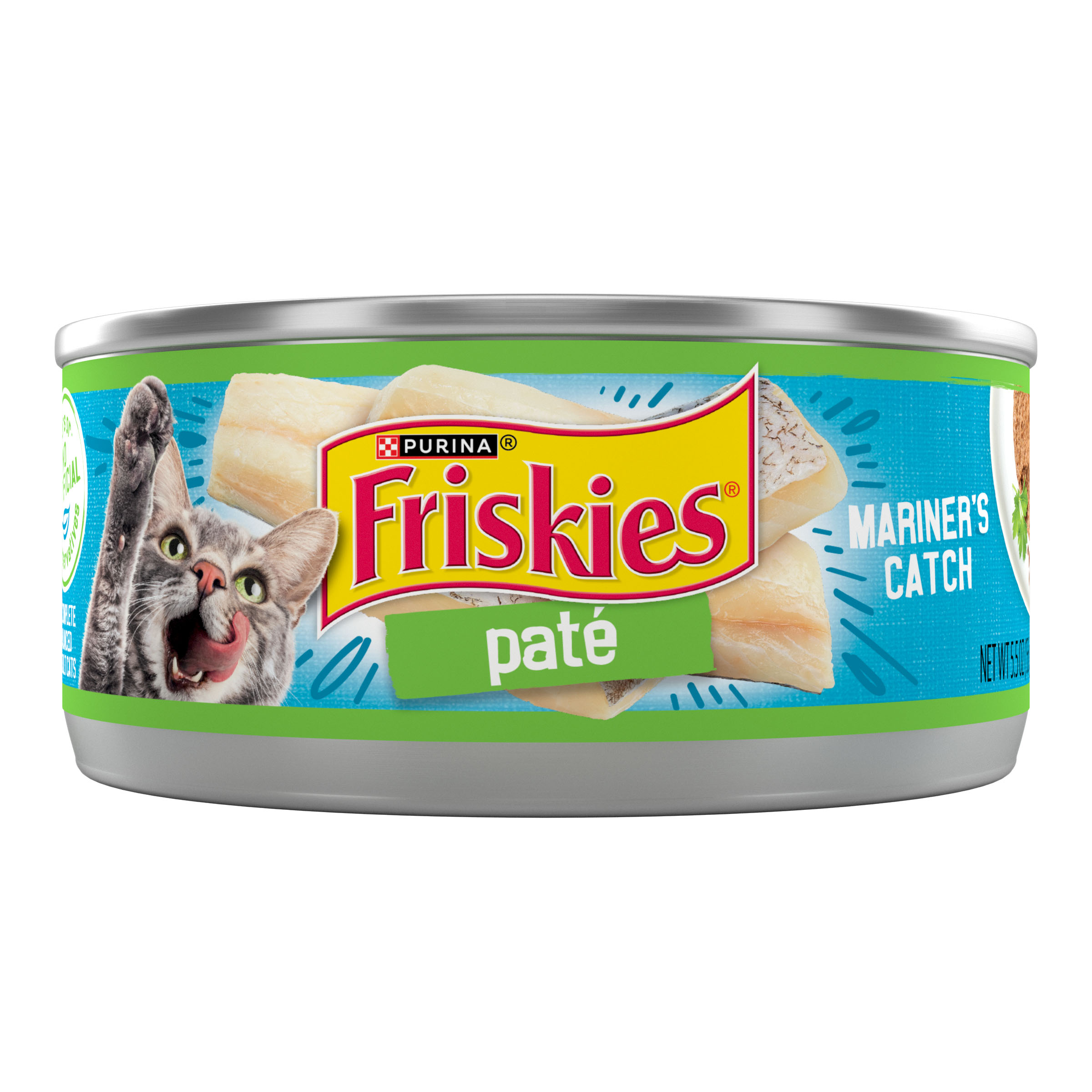 Purina Friskies Pate Cat Mariner's Catch 5.5oz can