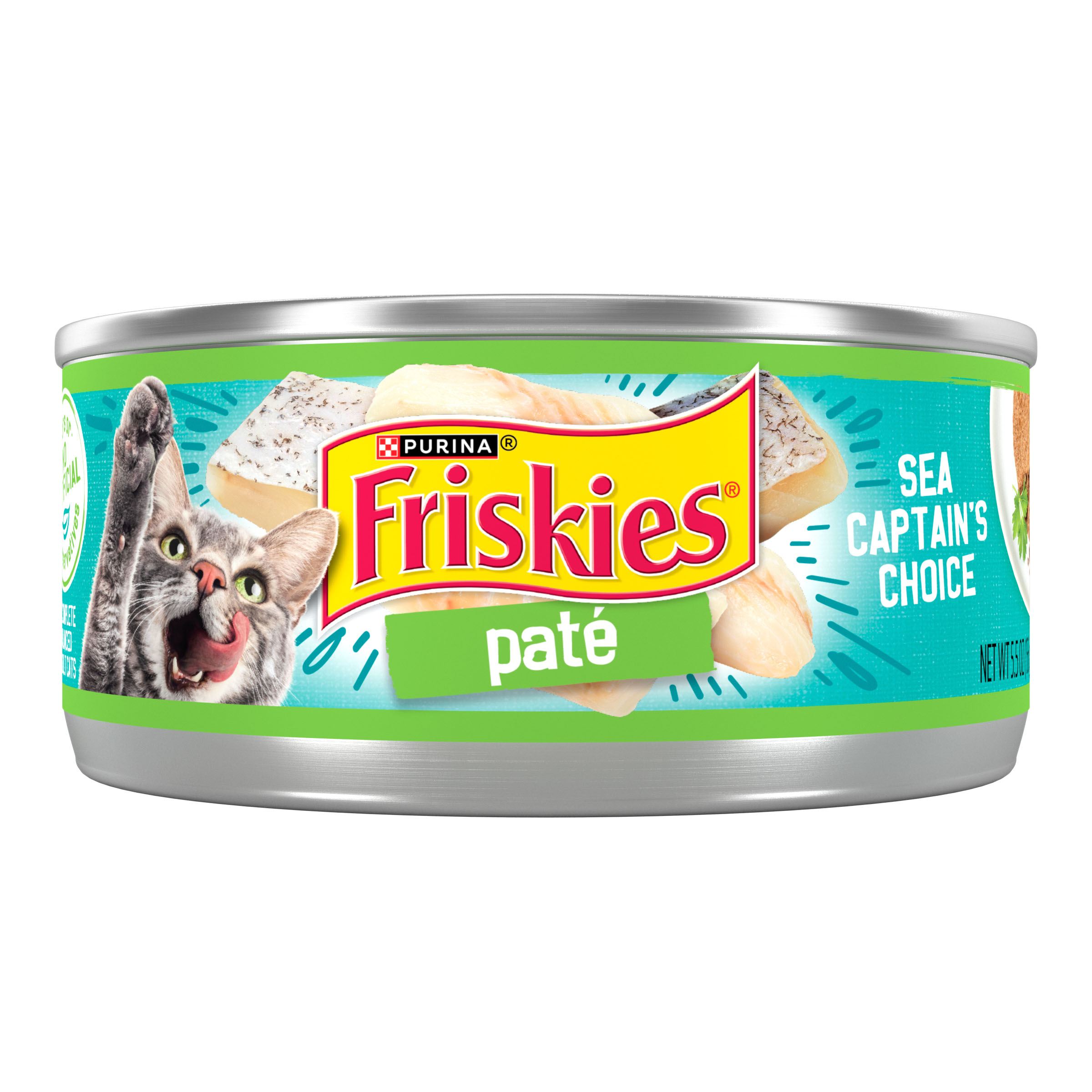 Purina Friskies Pate Cat Sea Captain's Choice 5.5oz can