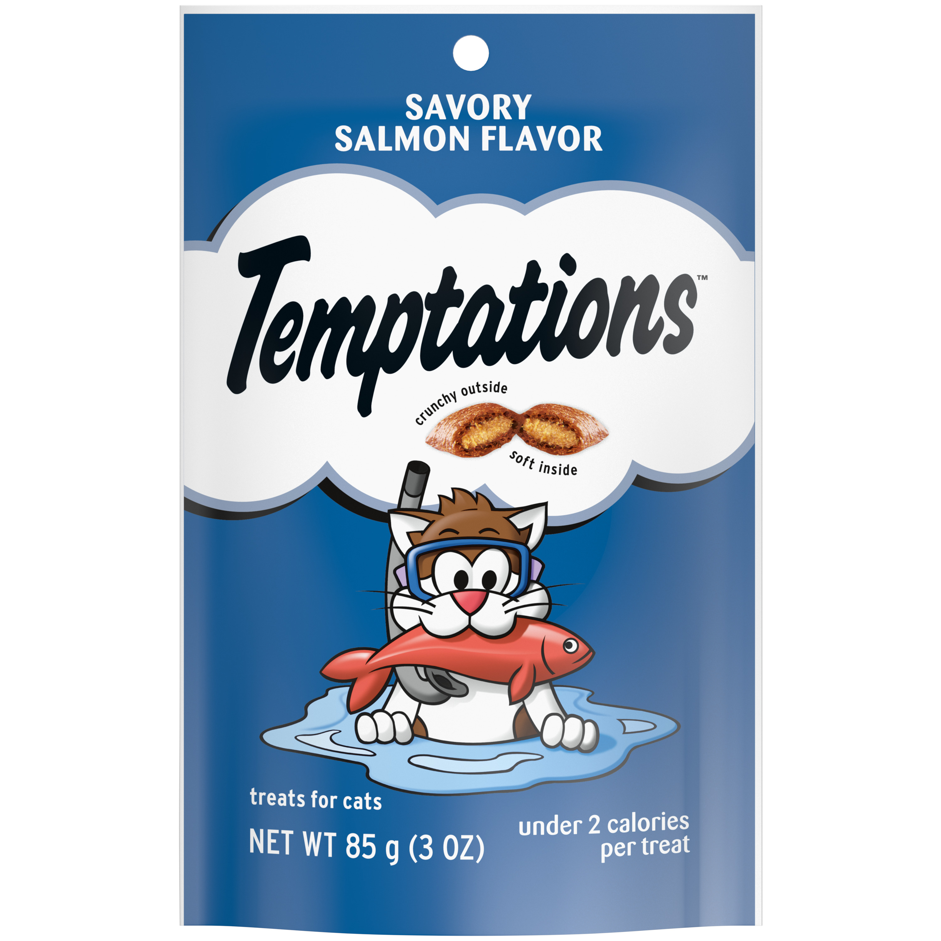 Temptations Cat Treats Savory Salmon 3oz