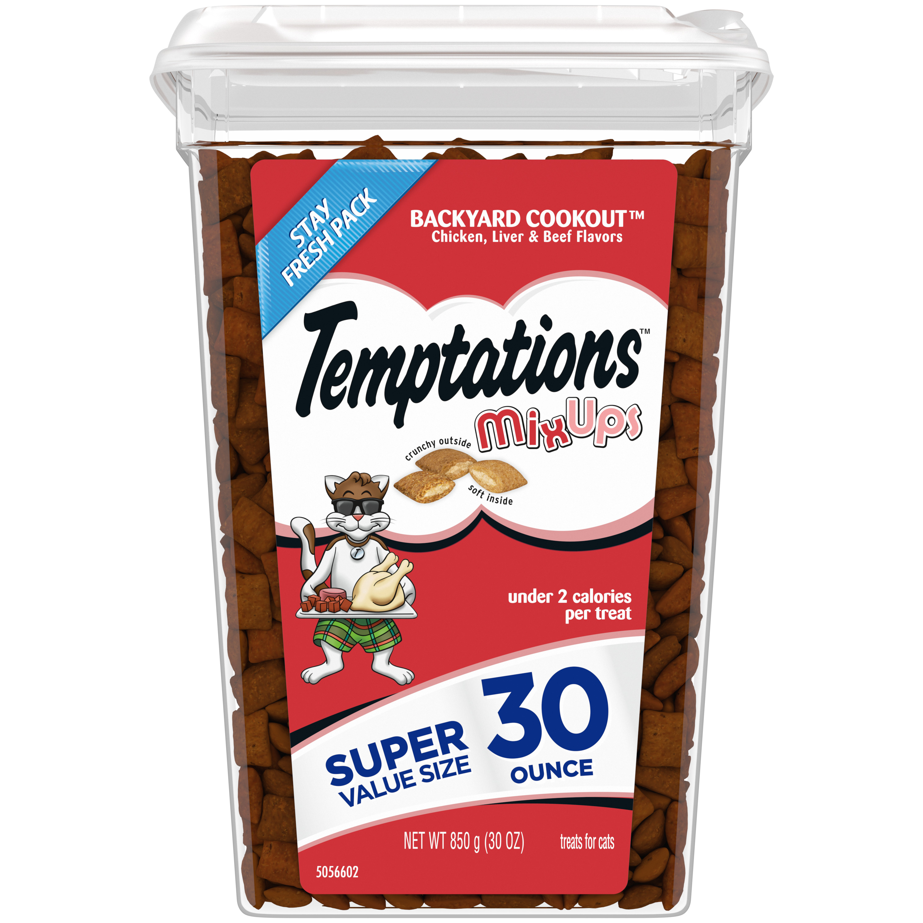 Temptations Cat Treats Backyard Cookout Tub 30oz