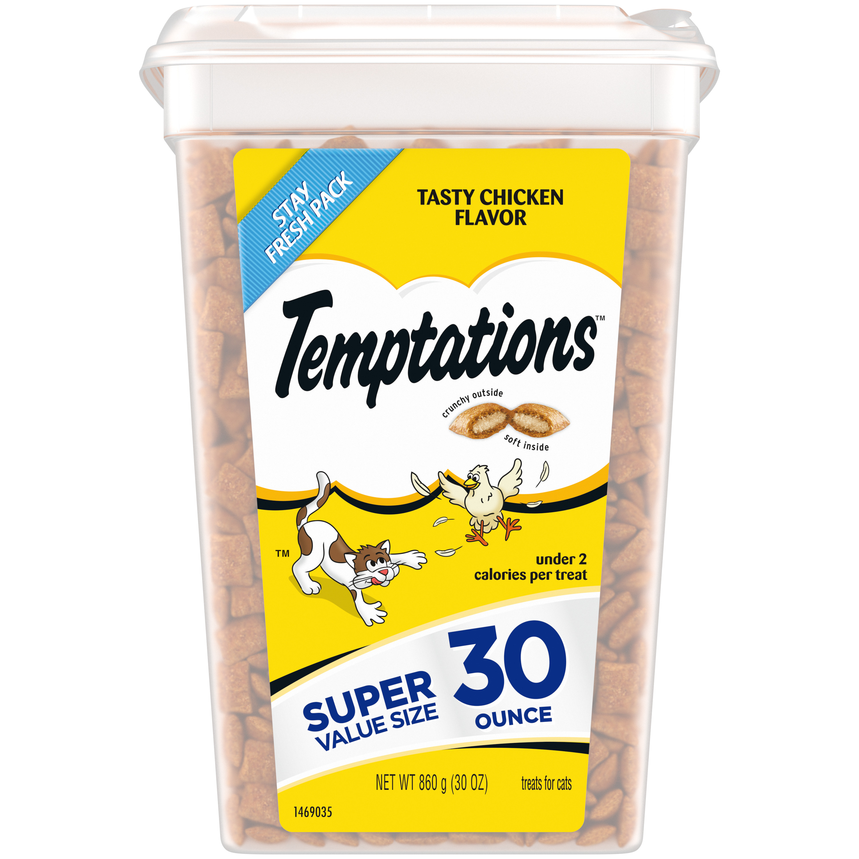 Temptations Cat Treats Tasty Chicken Tub 30oz