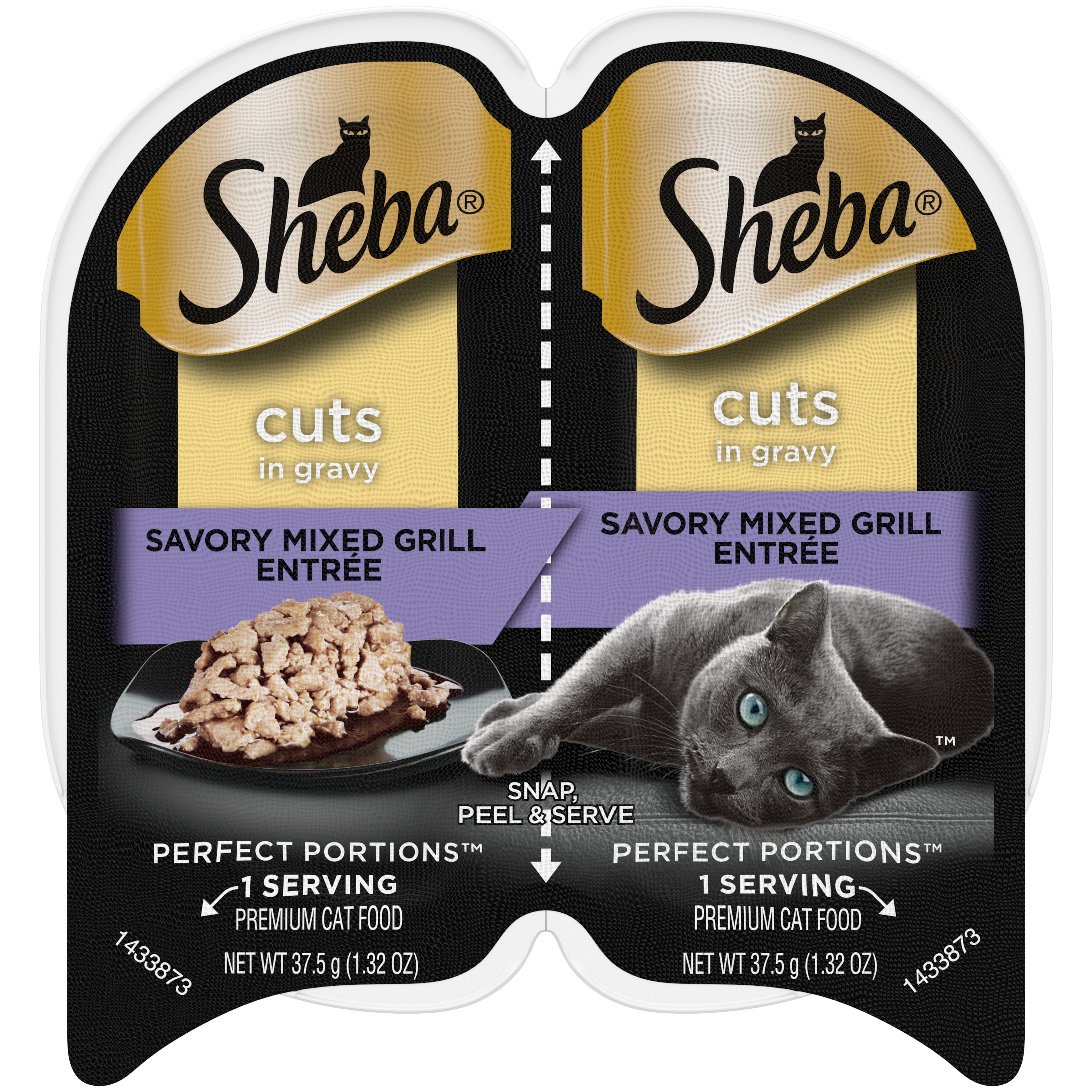Sheba Perfect Portions Cat Mix Grill Cuts in Gravy 2.65oz