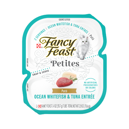 Fancy Feast Petites Ocean Whitefish With Tuna Entree Pate 2.8oz