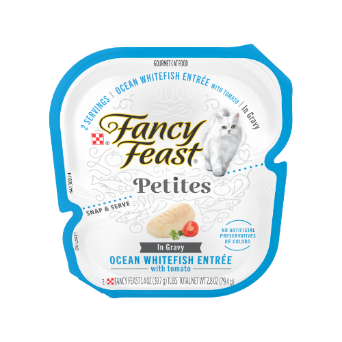 Fancy Feast Petites Ocean Whitefish With Tomato Entree Pate 2.8oz