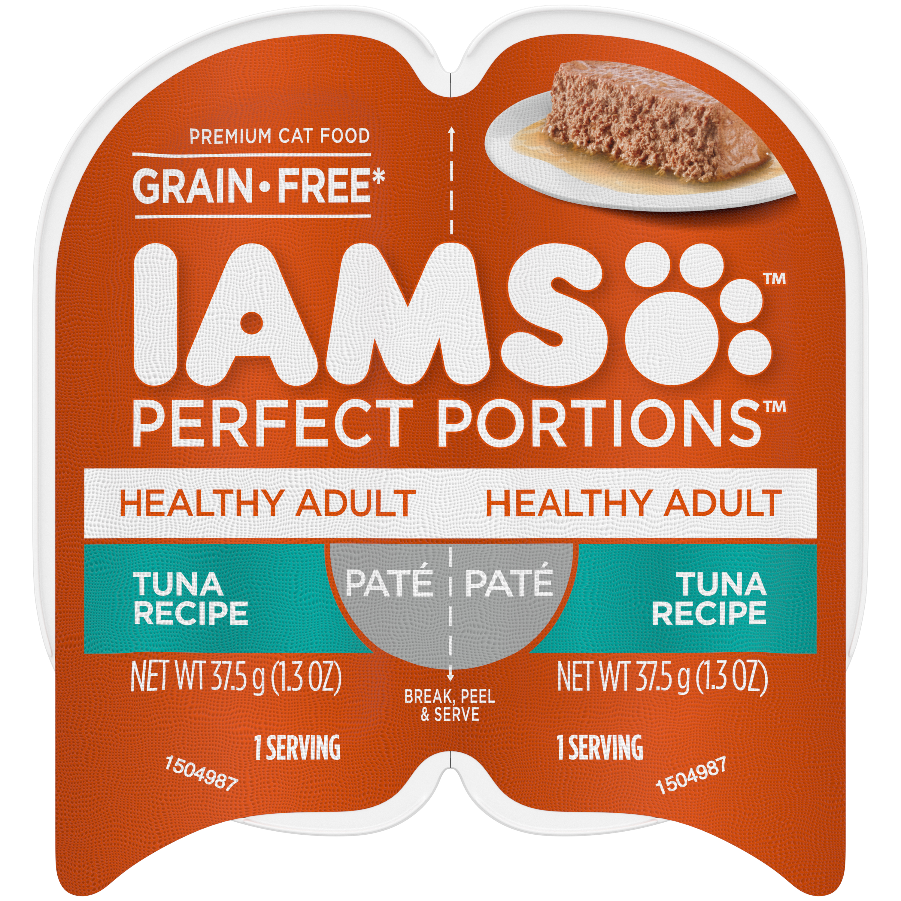 Iams Perfect Portions Pate Cat Tuna 2.6oz can