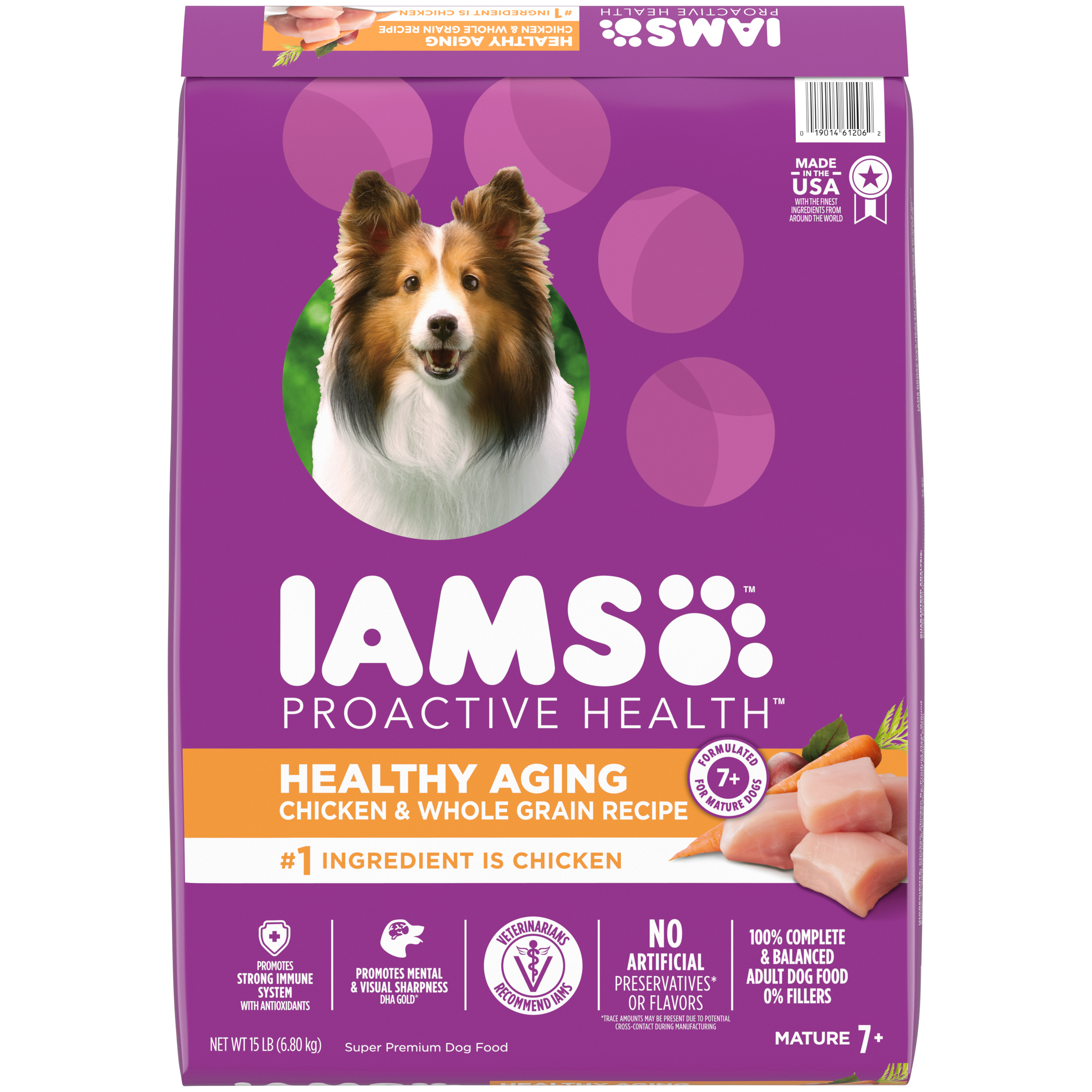 Iams Pro Active Health Mature 7+ Dog Chicken 15#