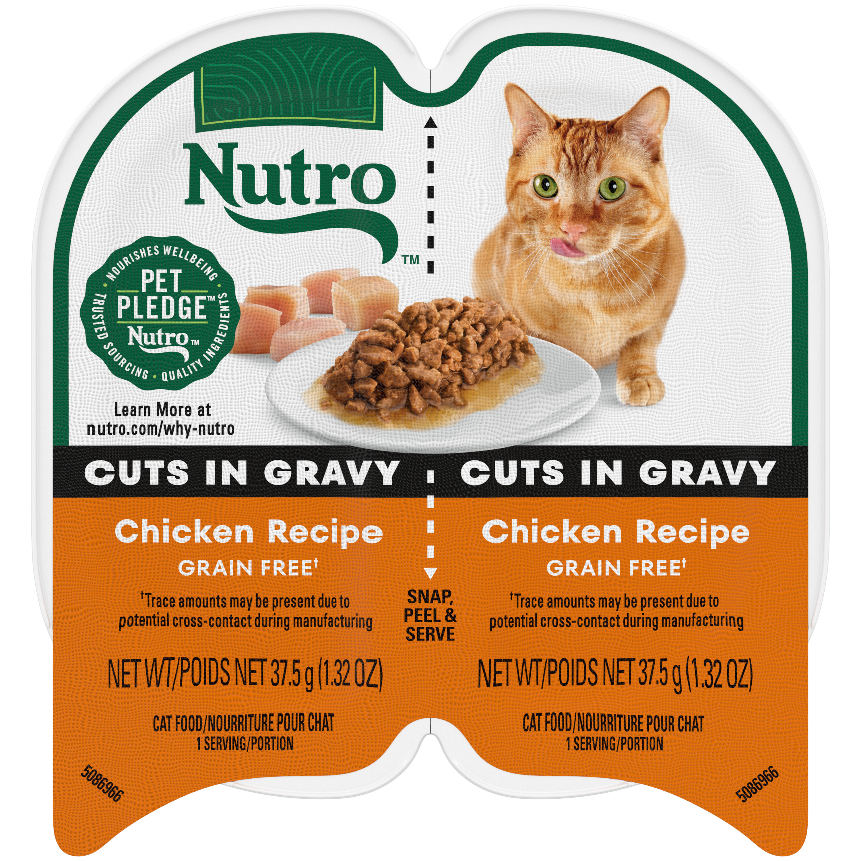 Nutro Perfect Portions Cat Cuts in Gravy Chicken 2.6oz can