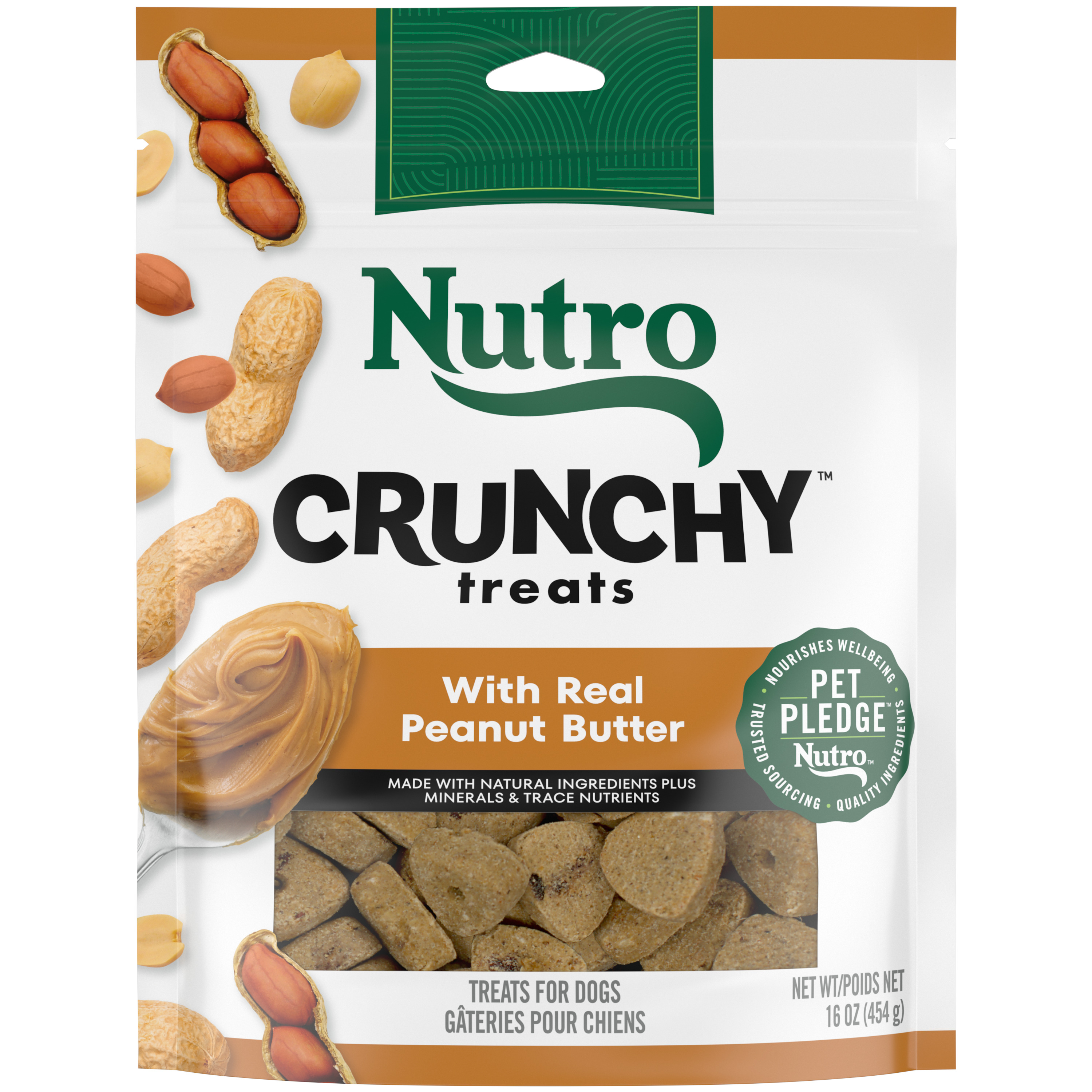 Nutro Dog Treats Crunchy Peanut Butter 16oz