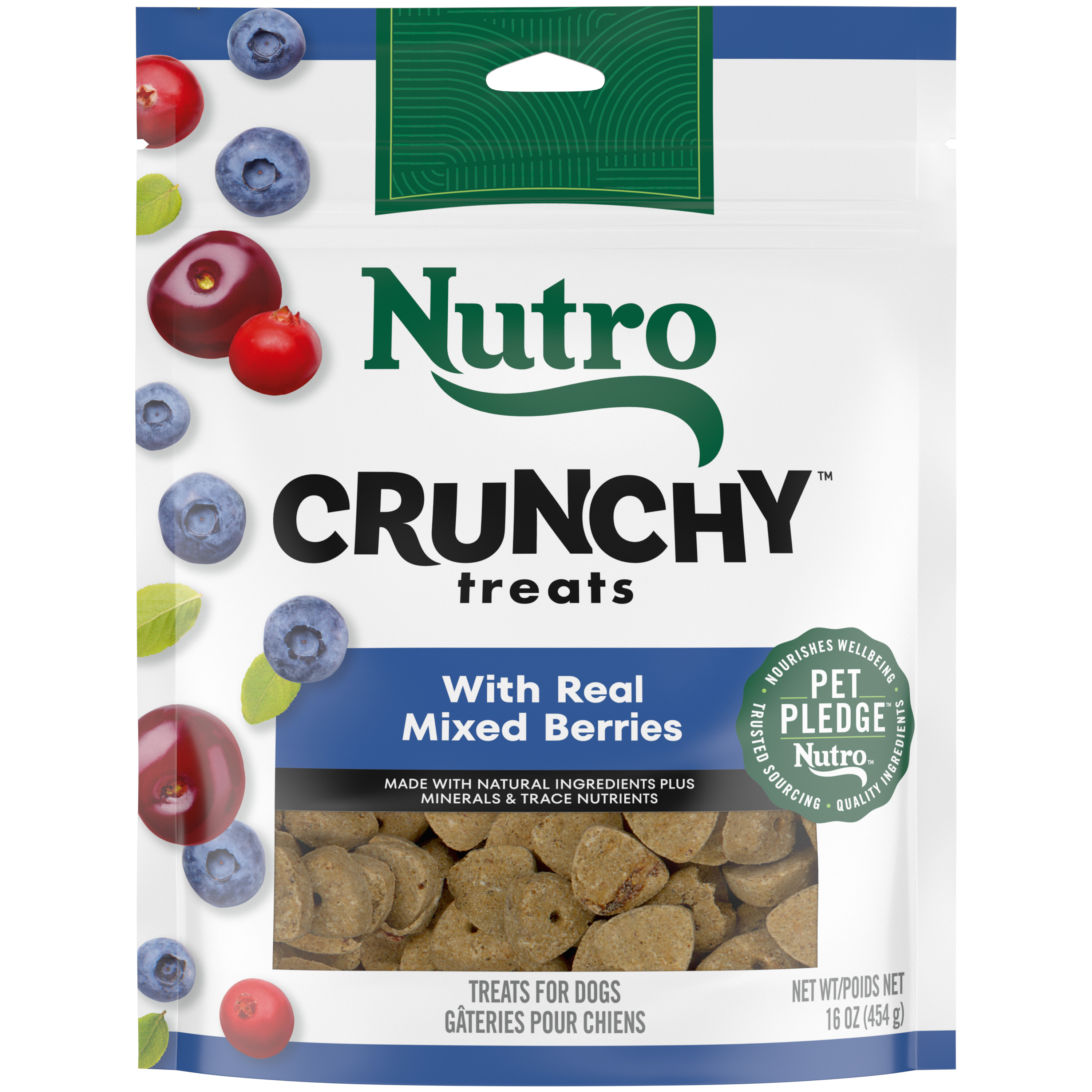 Nutro Treats Crunchy Mixed Berry 16oz