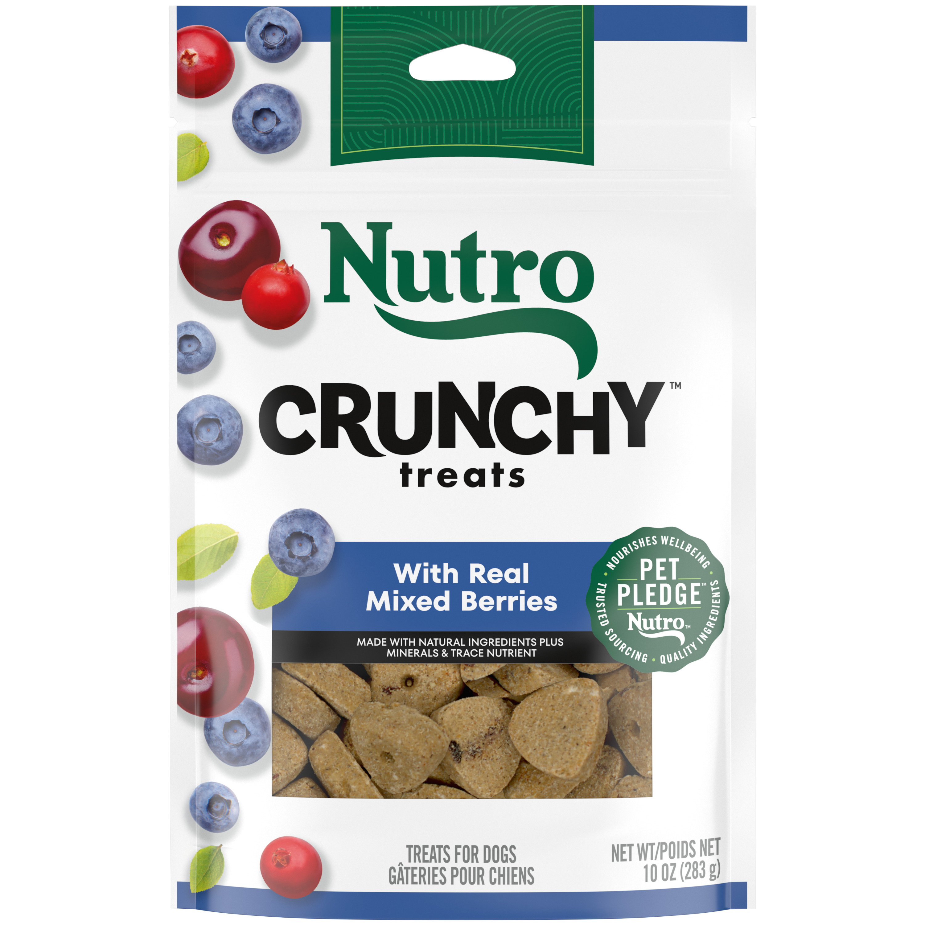 Nutro Dog Treats Crunch Mixed Berry 10oz