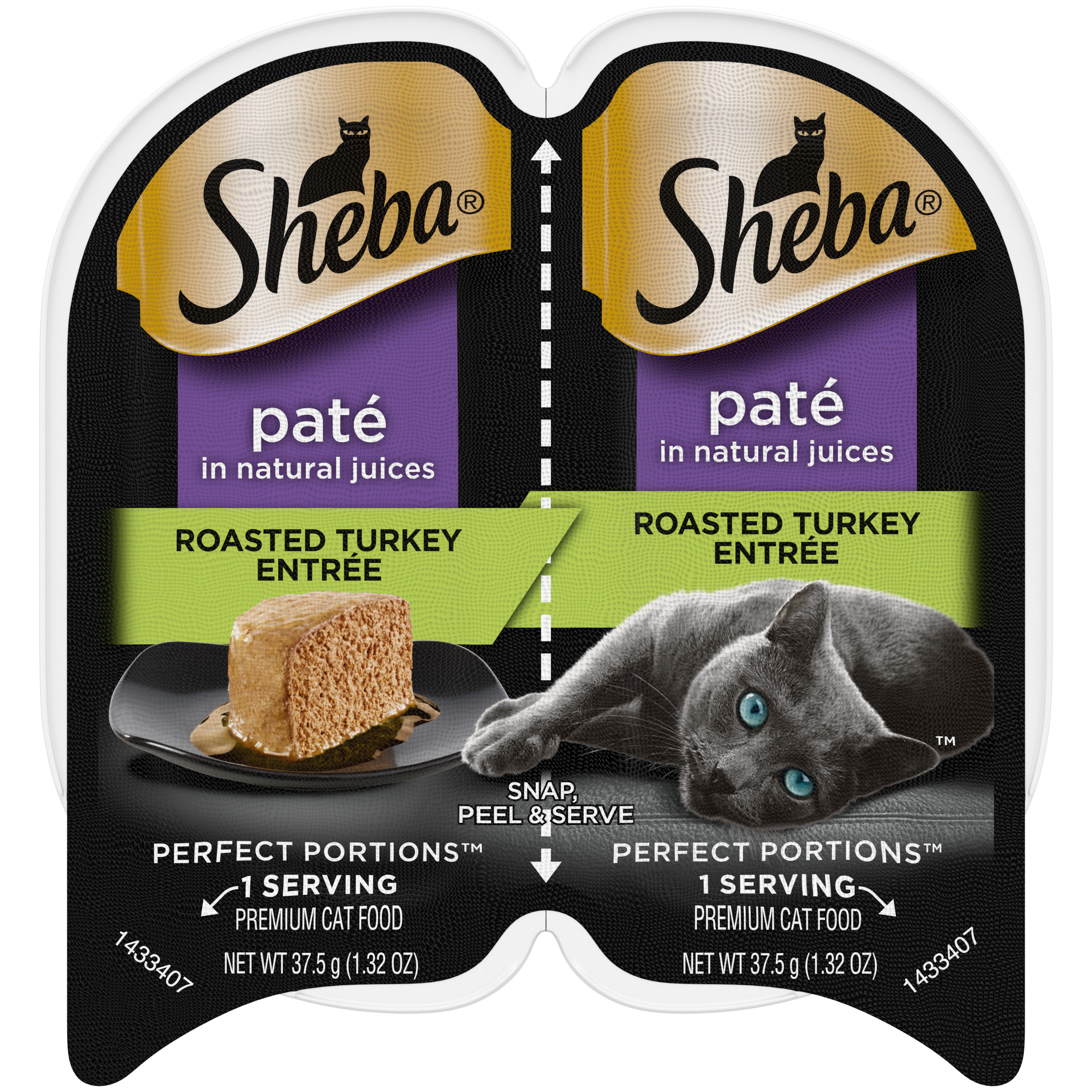 Sheba Perfect Portions Cat Turkey Pate 2.65oz