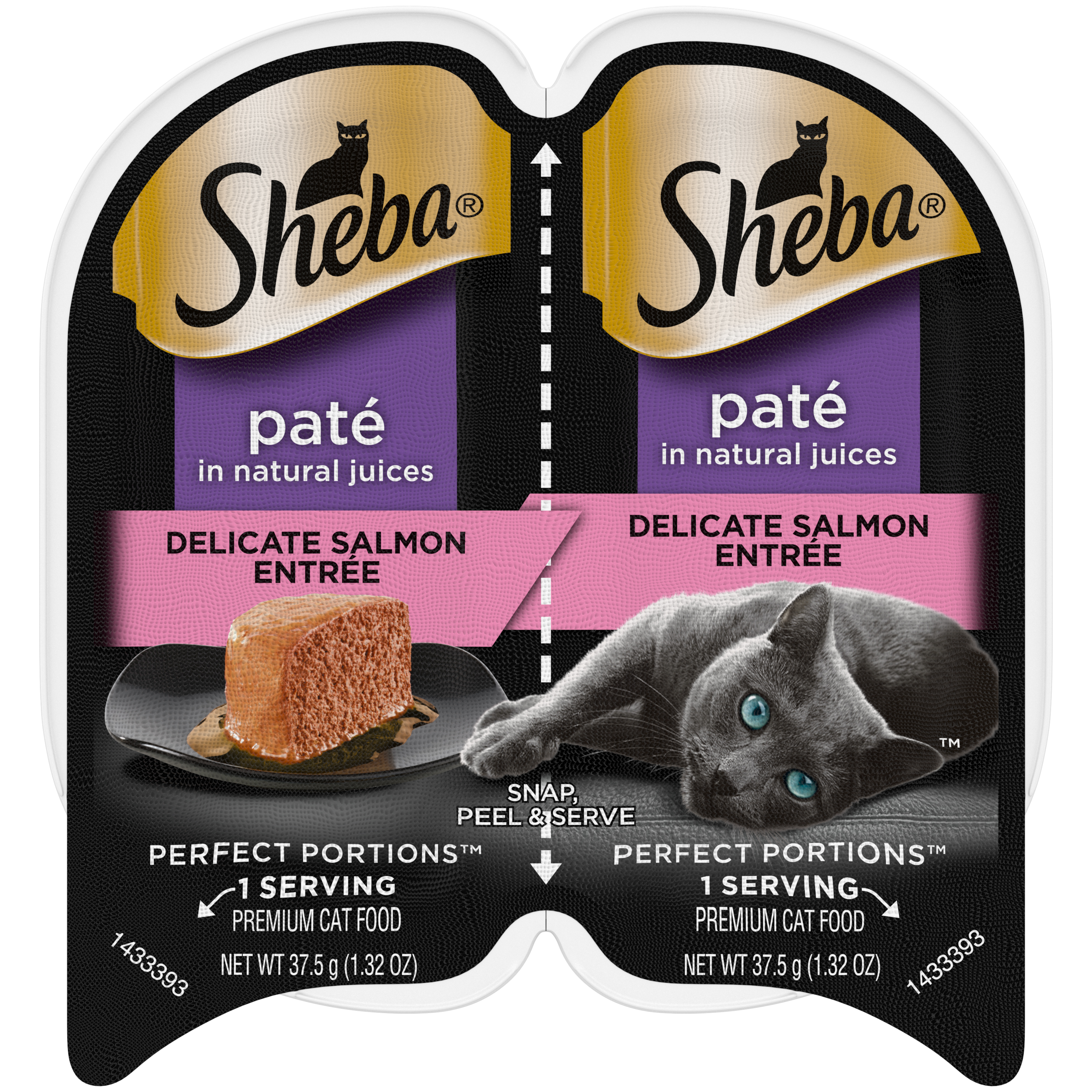 Sheba Perfect Portions Cat Salmon Pate 2.65oz