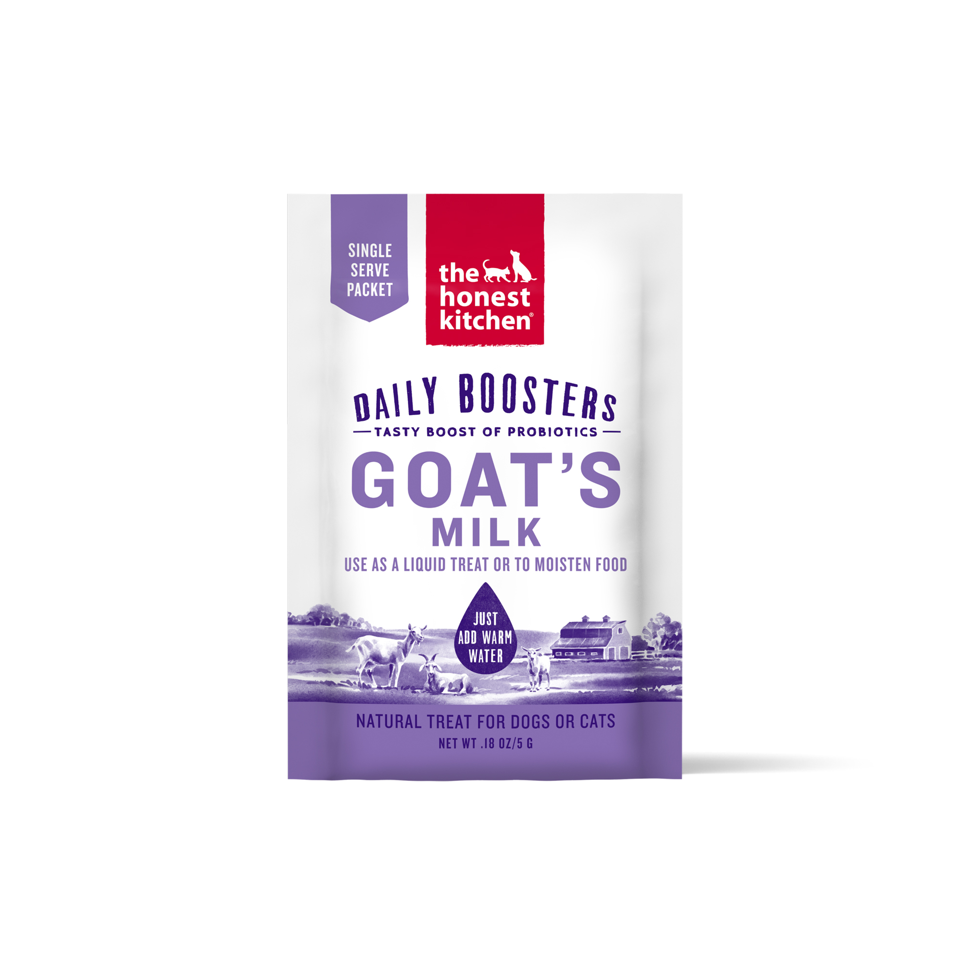 The Honest Kitchen Single Serve Packet Instant Goats Milk .18oz