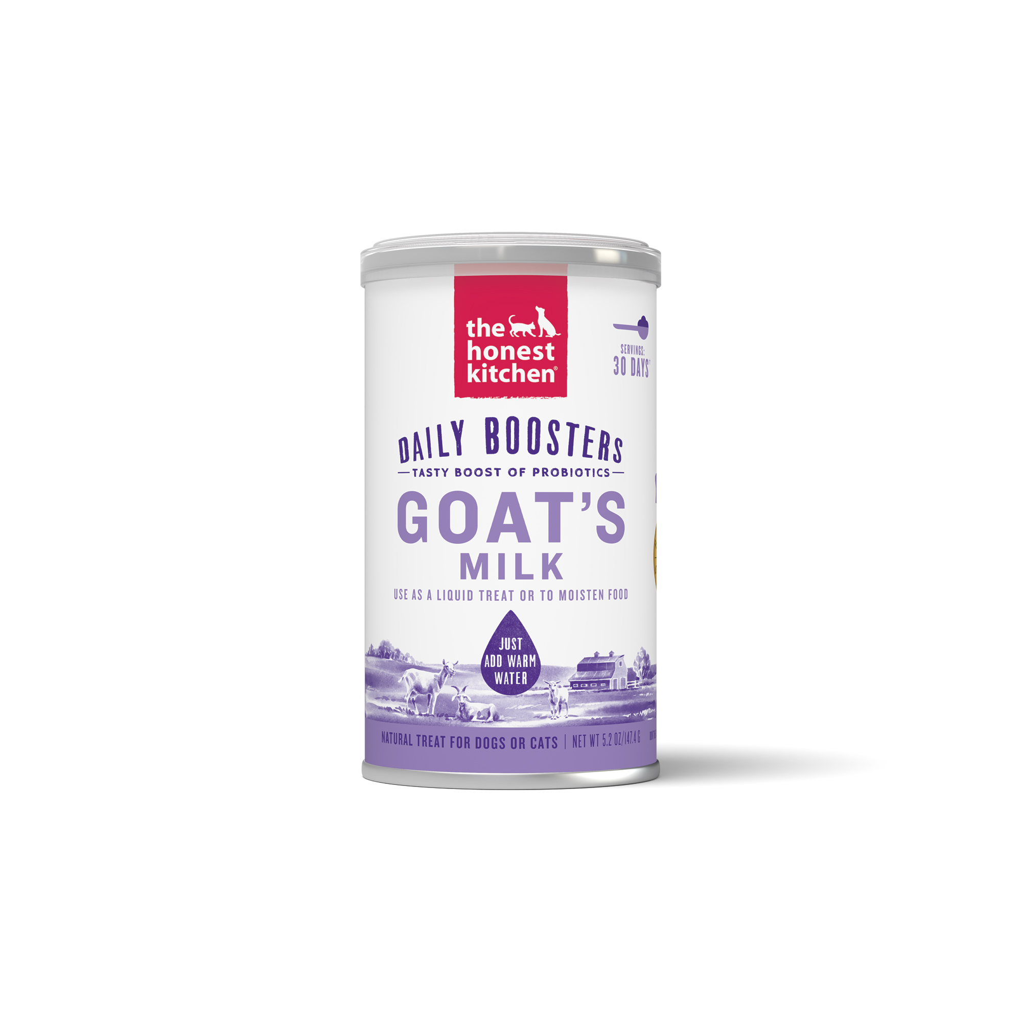 The Honest Kitchen Instant Goats Milk With Probiotics 5.2oz