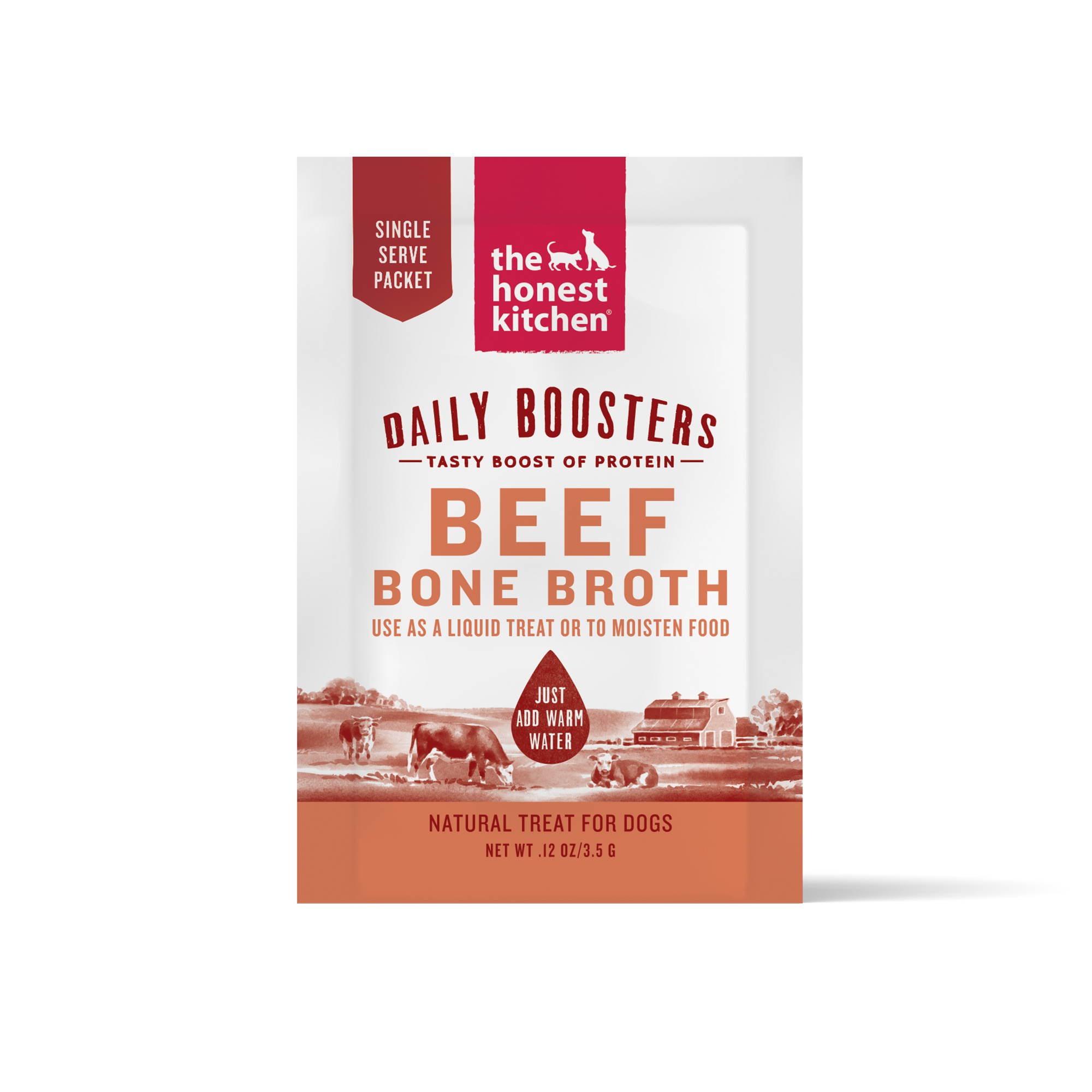 The Honest Kitchen Single Serve Packet Instant Beef Bone Broth .12oz