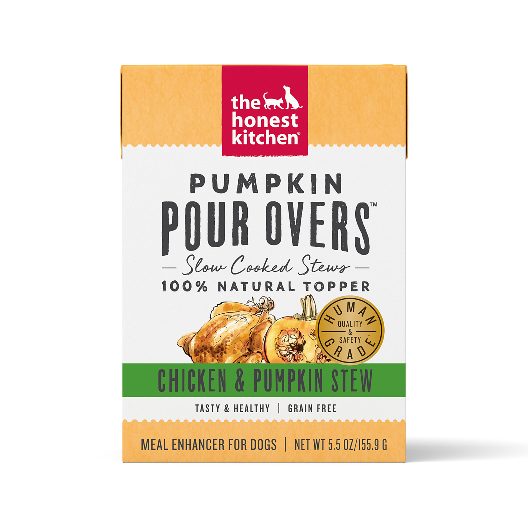 Honest Kitchen Wet Dog Pumpkin Pour Overs Chicken Stew 5.5oz