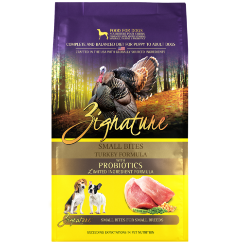 Zignature Dog Small Bites Turkey 4#