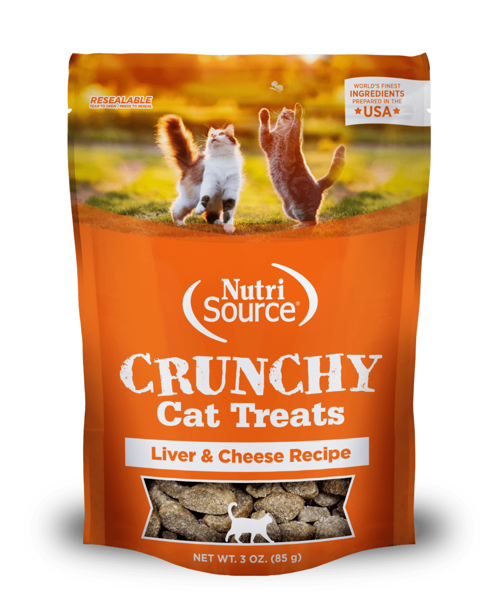 Nutrisource Crunchy Cat Treats Liver & Cheese 3oz