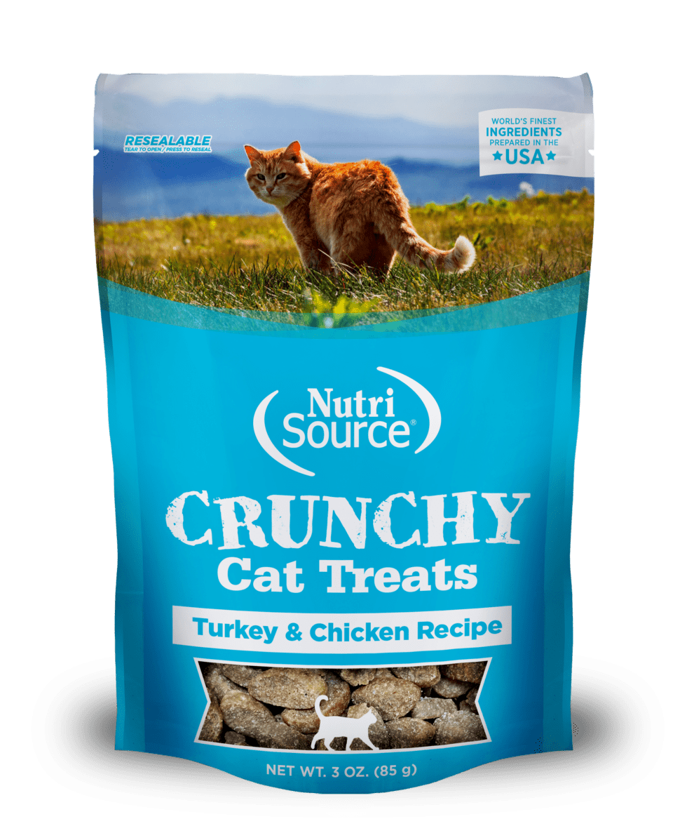 Nutrisource Crunchy Cat Treats Turkey & Chicken 3oz