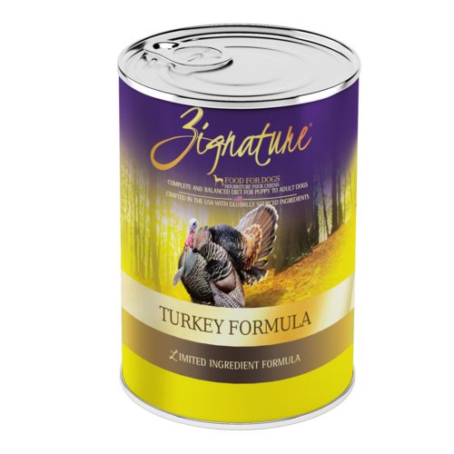 Zignature Dog Turkey Formula 13oz can