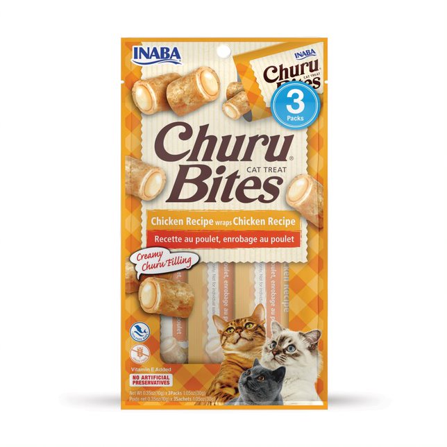 Churu Bites Wraps Cat Treats Chicken 1.05oz