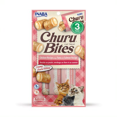 Churu Bites Wraps Cat Treats Tuna & Salmon 1.05oz