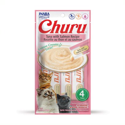 Churu Lickable Cat Treats Tuna With Salmon 4 Pack .5oz